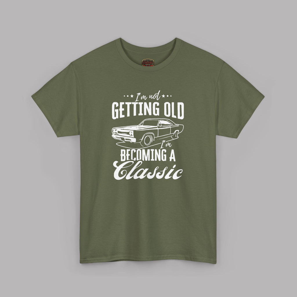 Classic Car Birthday T-Shirt - I'm Becoming a Classic Tee