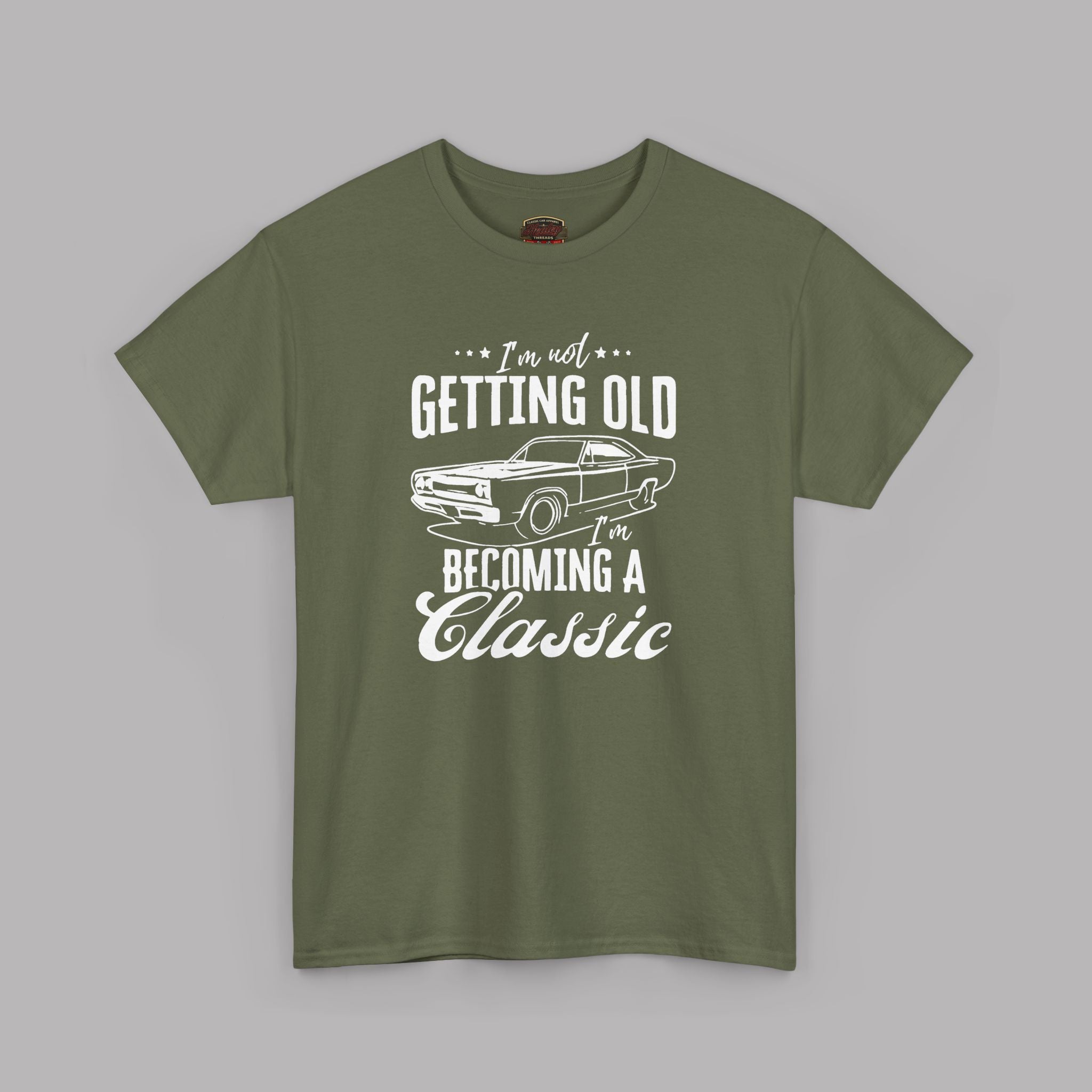 Classic Car Birthday T-Shirt - I'm Becoming a Classic Tee