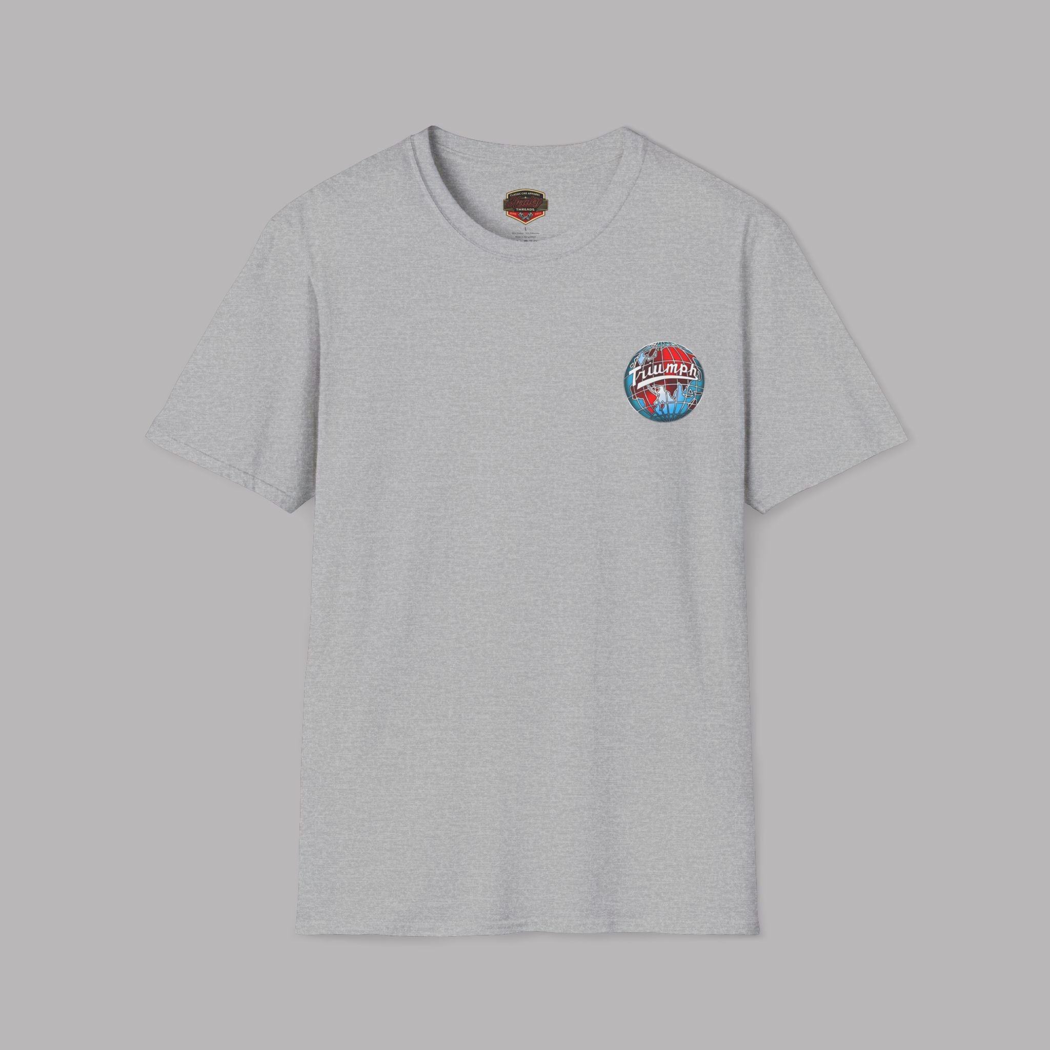 Vintage Triumph Globe T-Shirt – Classic British Moto Tee