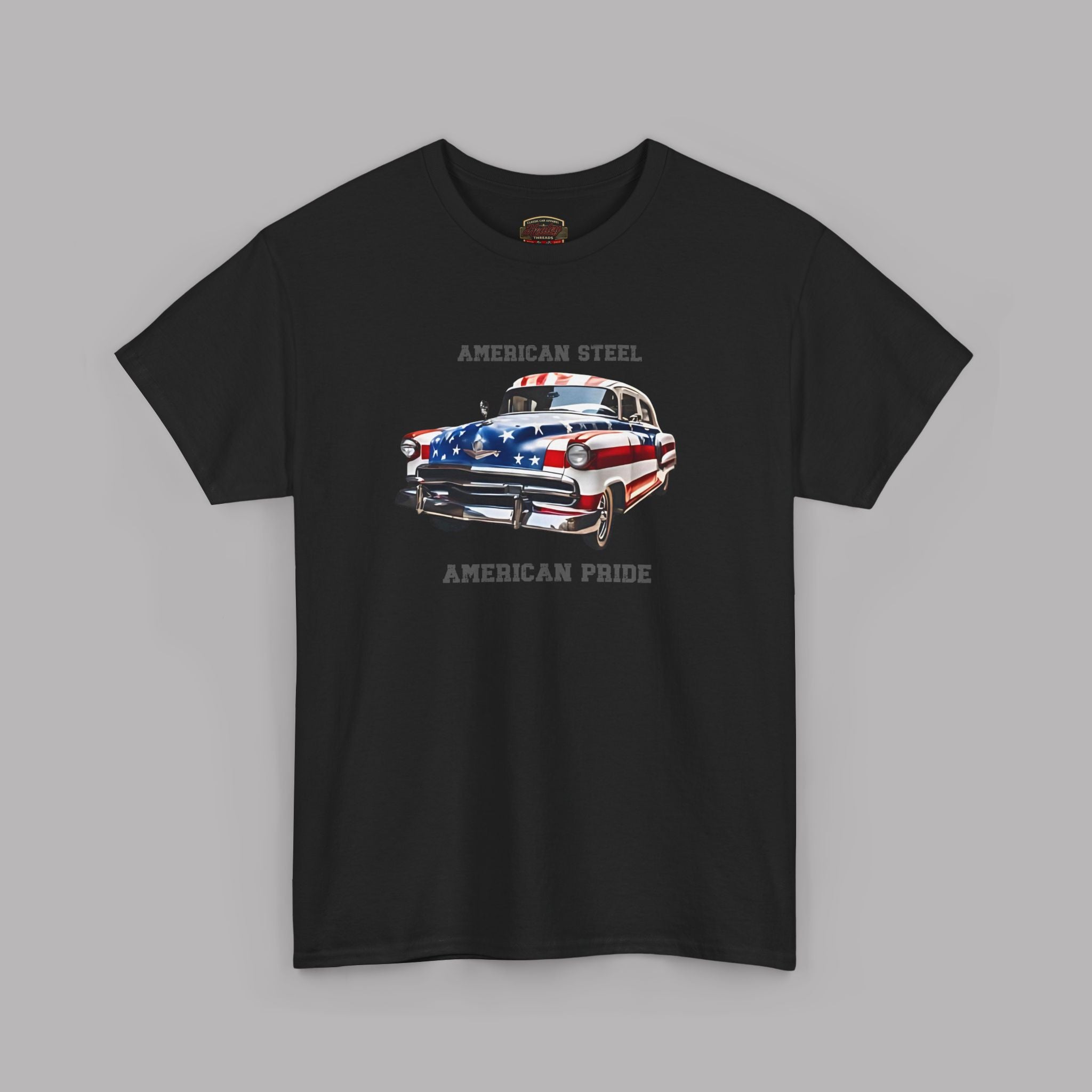 American Steel T-Shirt – Vintage Classic Car Graphic Tee