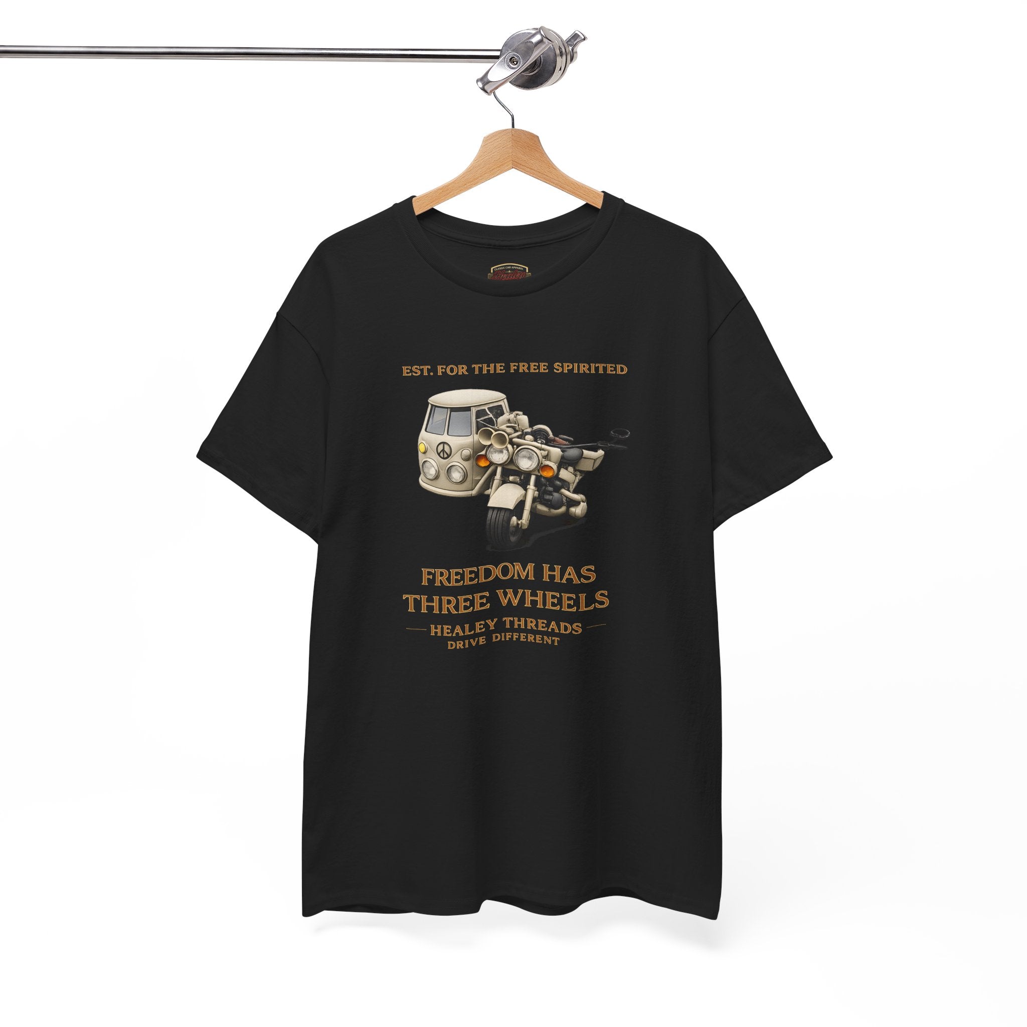 Three Wheel Motorcycle T-Shirt - Freedom Has Three Wheels