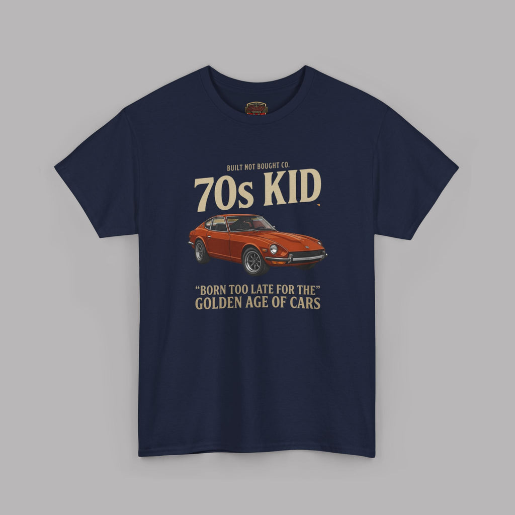 70s Kid Classic Car Tee – Born Too Late for the Golden Age