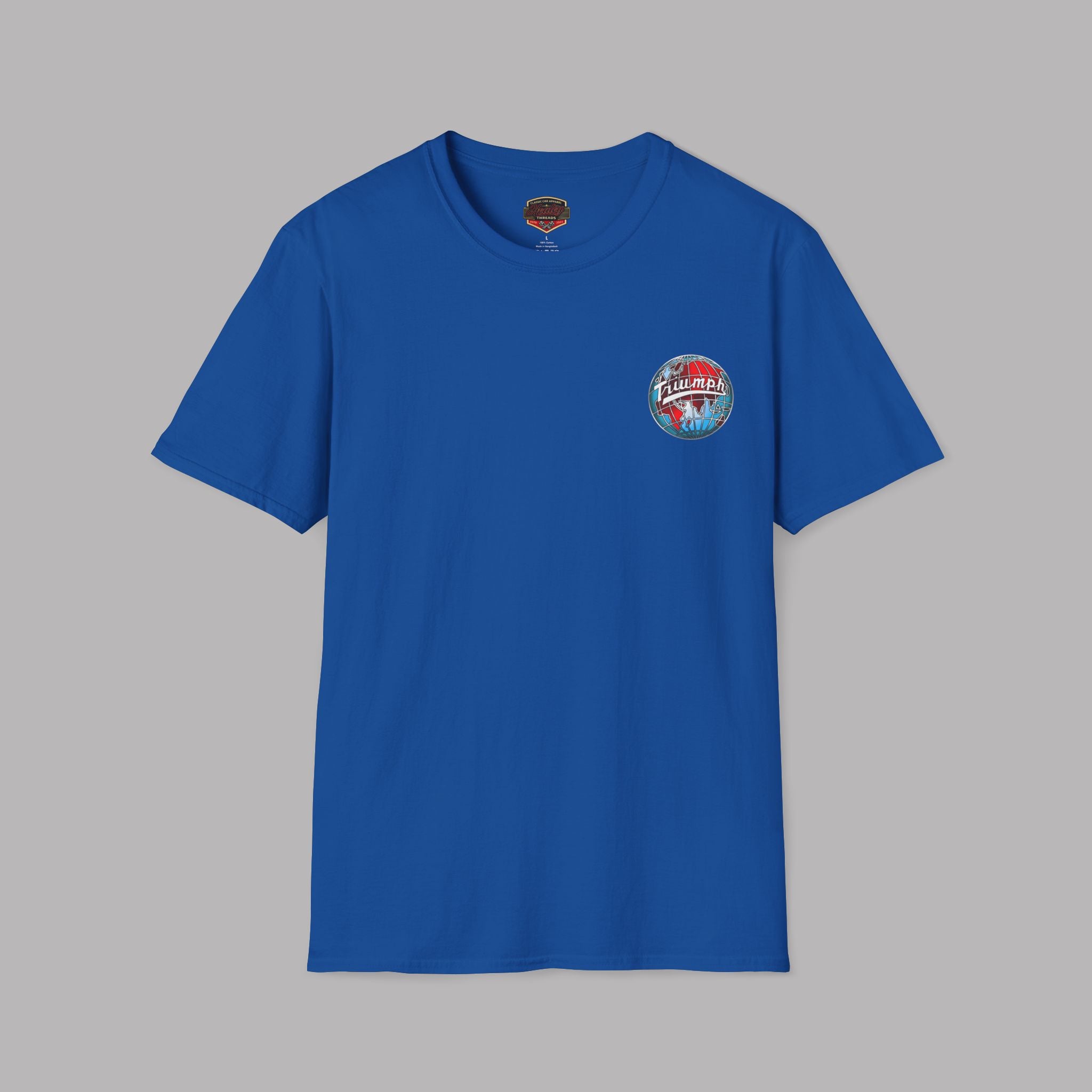 Vintage Triumph Globe T-Shirt – Classic British Moto Tee