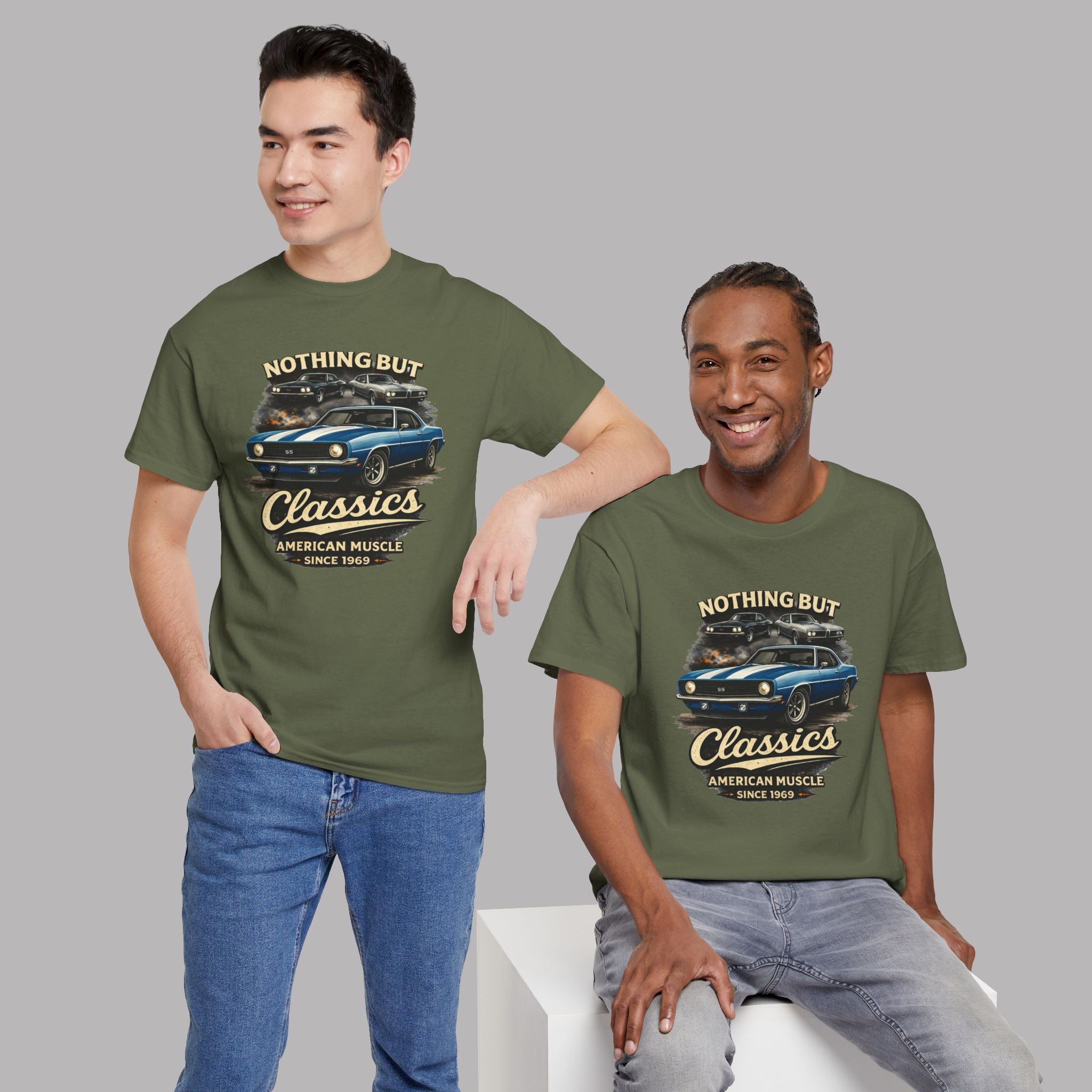 American Muscle Car T-Shirt - Nothing But Classics Since 1969