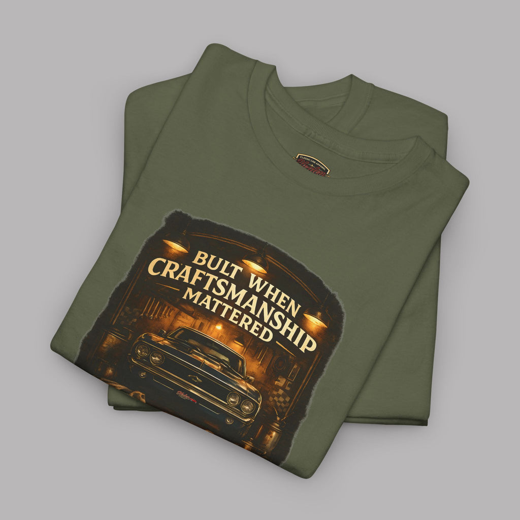 Vintage Muscle Car T-Shirt –Classic Craftsmanship Tee