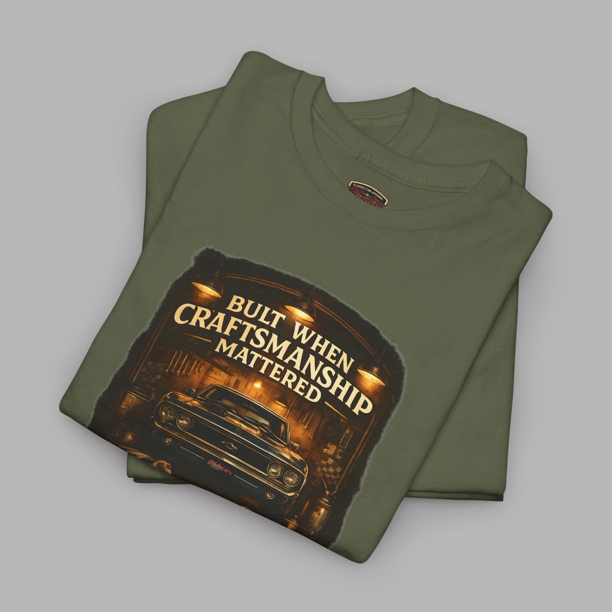 Vintage Muscle Car T-Shirt –Classic Craftsmanship Tee