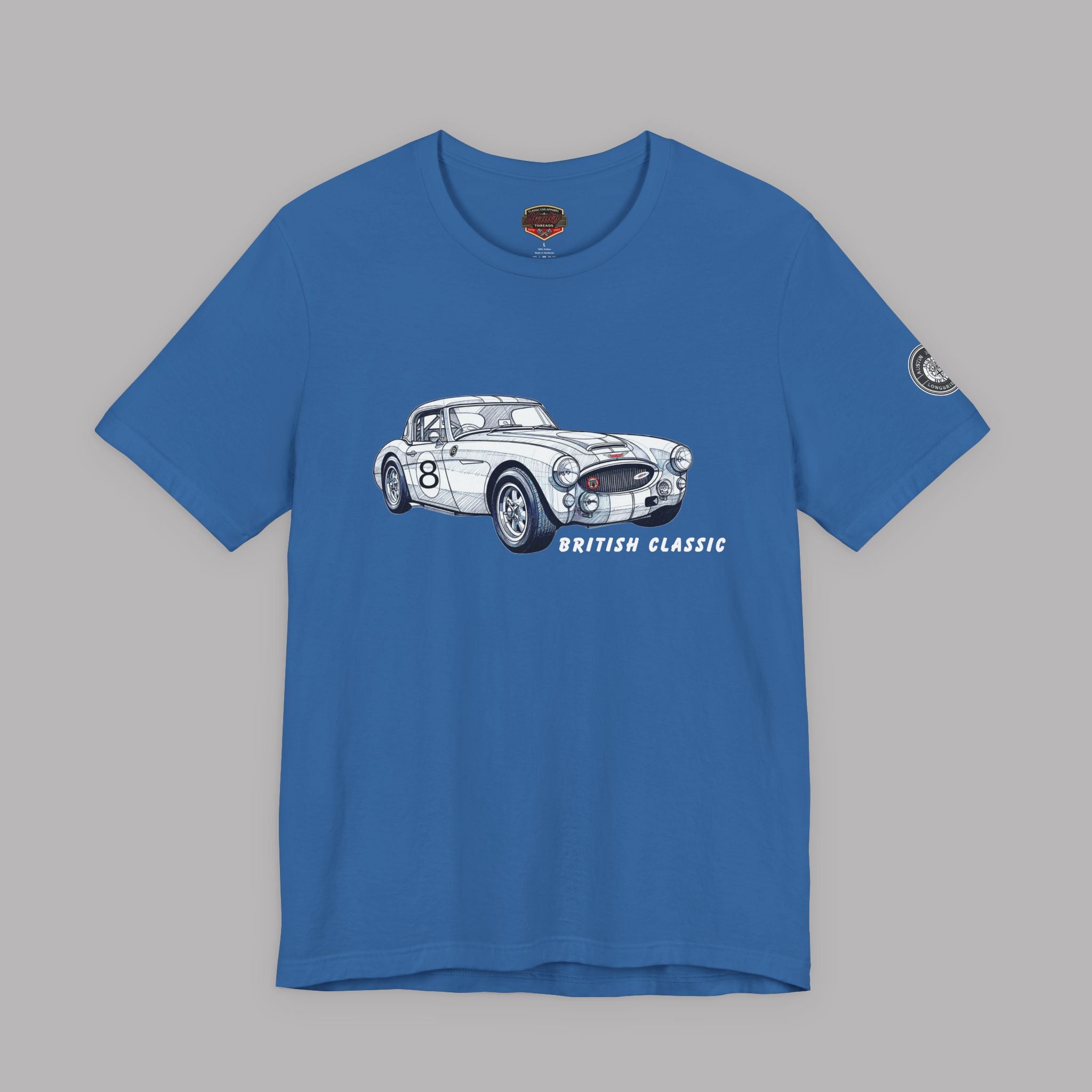 British Classic Roadster Tee | Vintage Racing Car Shirt