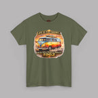 Life Is Too Short Retro Van Tee | Vintage Road Trip Shirt