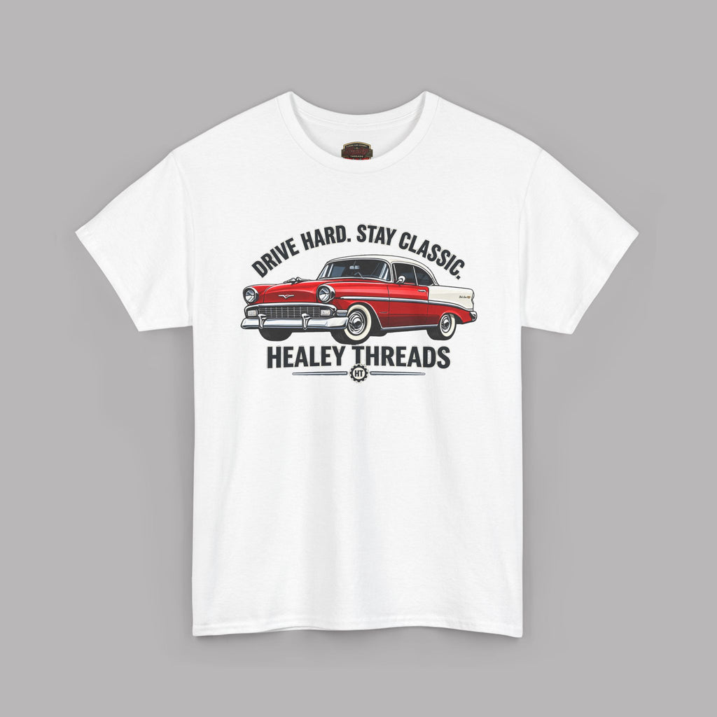 Drive Hard Stay Classic Cruiser Tee | Retro Car Gift