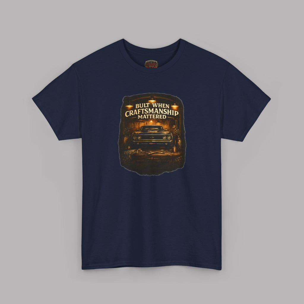 Vintage Muscle Car T-Shirt –Classic Craftsmanship Tee