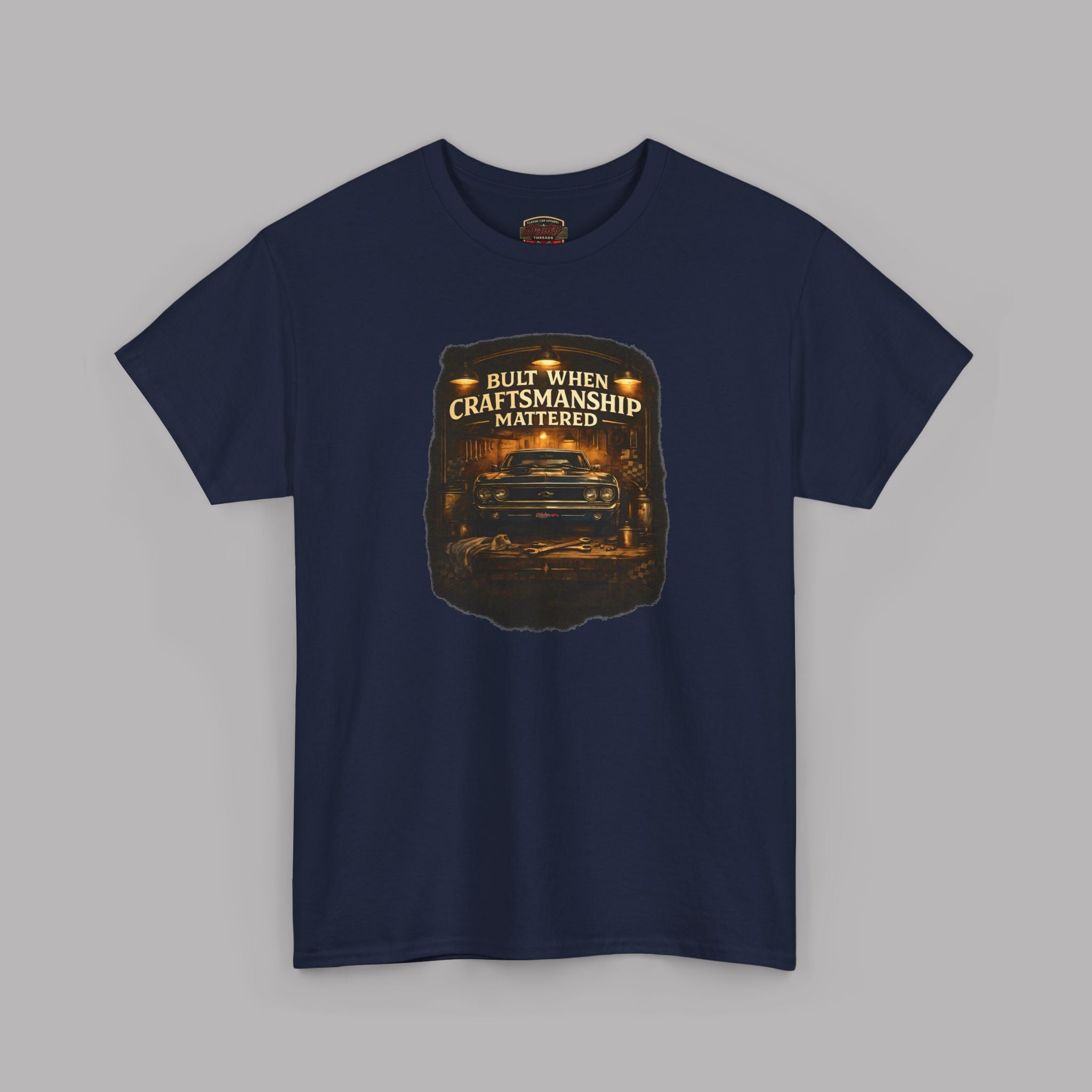Vintage Muscle Car T-Shirt –Classic Craftsmanship Tee