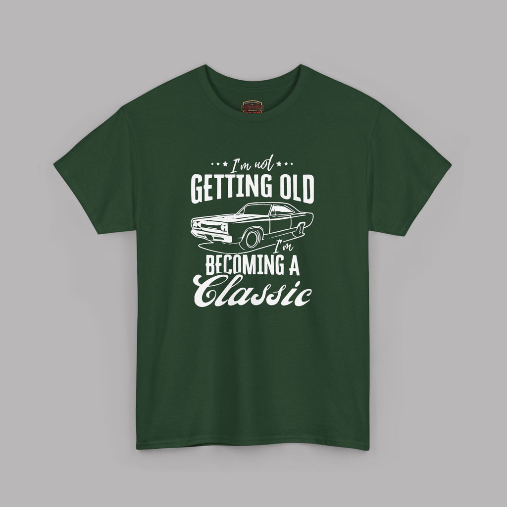 Classic Car Birthday T-Shirt - I'm Becoming a Classic Tee