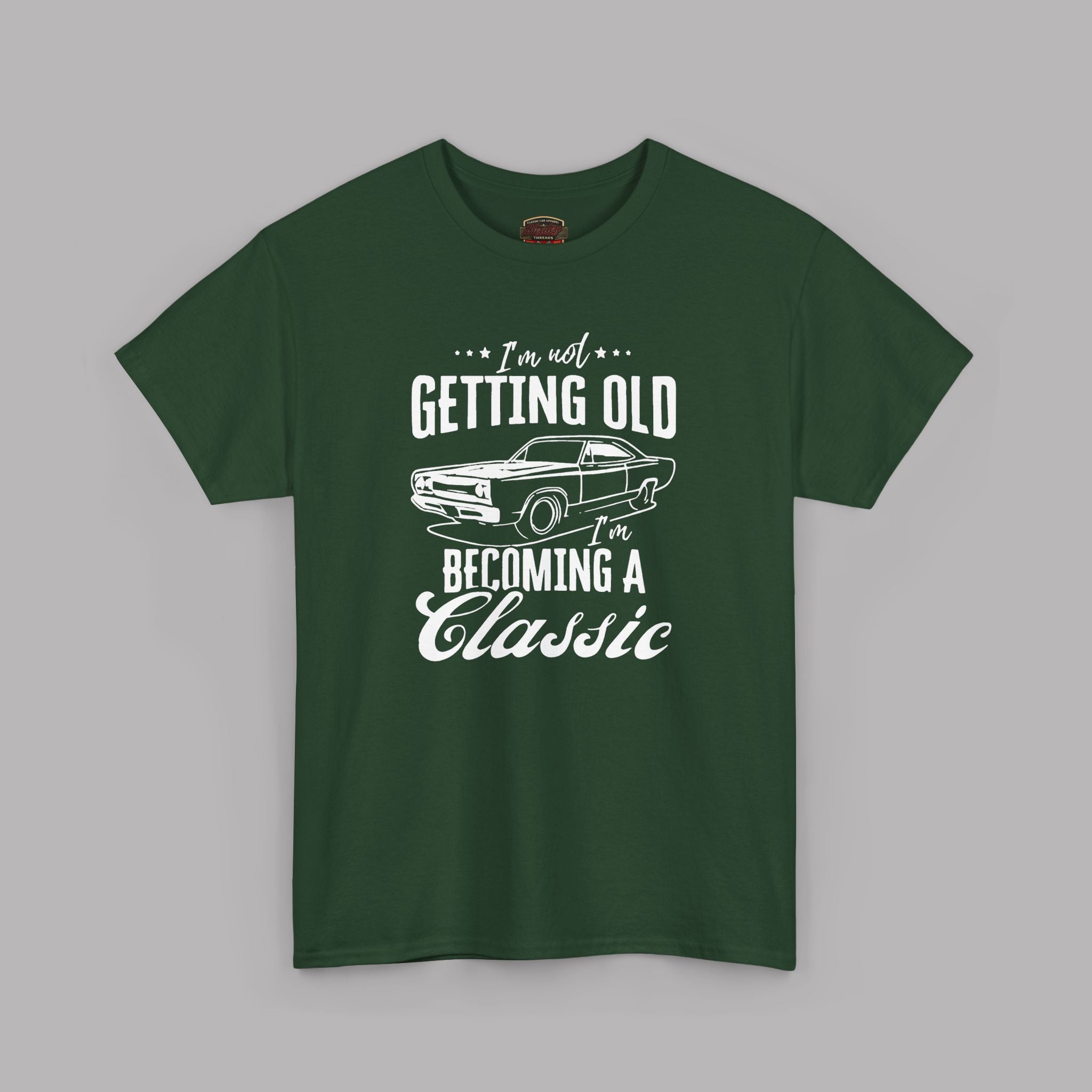 Classic Car Birthday T-Shirt - I'm Becoming a Classic Tee