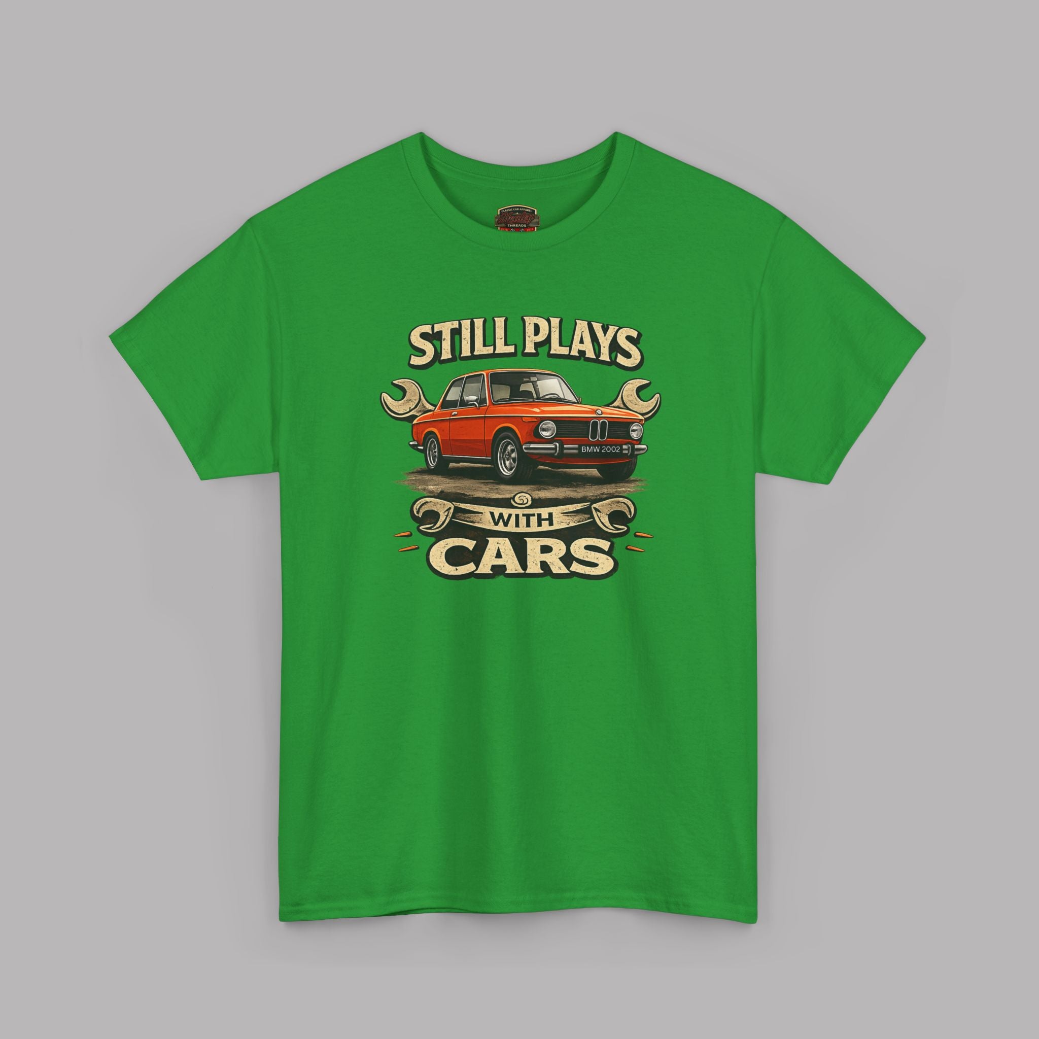 Still Plays With Cars T-Shirt — Classic BMW Graphic Tee