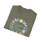 Grow Free Floral Wreath T-Shirt