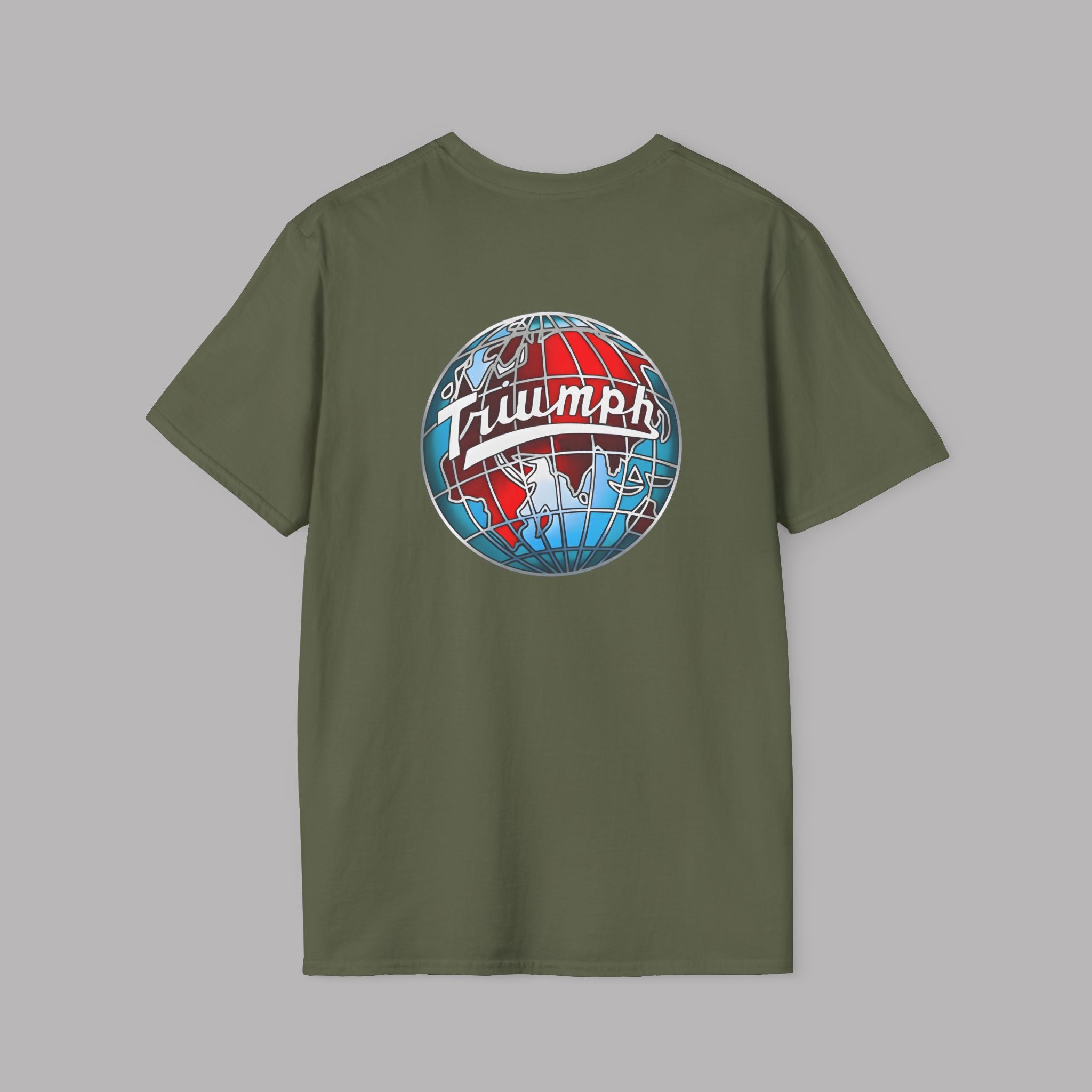 Vintage Triumph Globe T-Shirt – Classic British Moto Tee