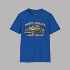 Old Steel No Plastic Truck Tee | Classic Pickup Gift Shirt
