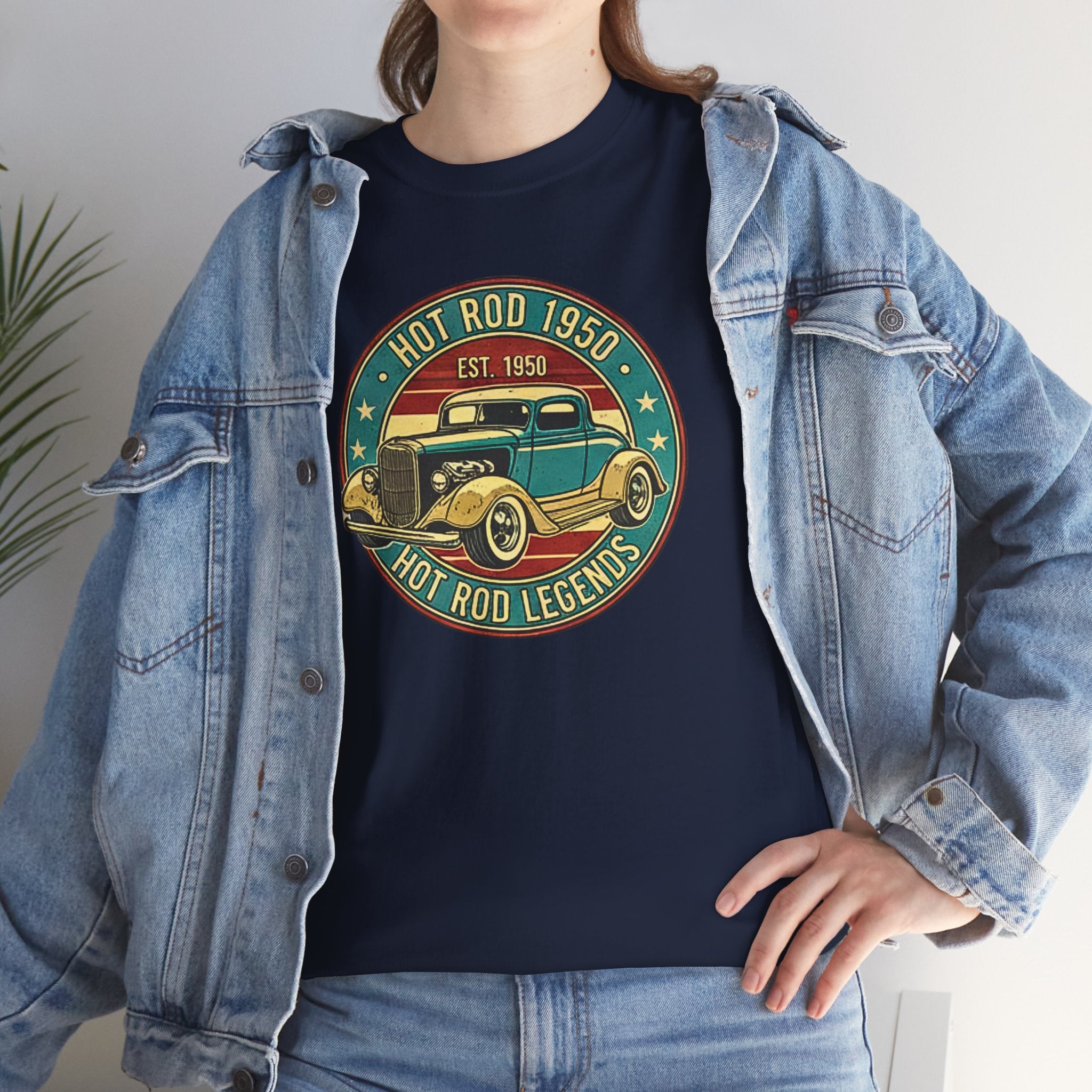 Hot Rod 1950 T-Shirt – Vintage Classic Car Graphic Tee