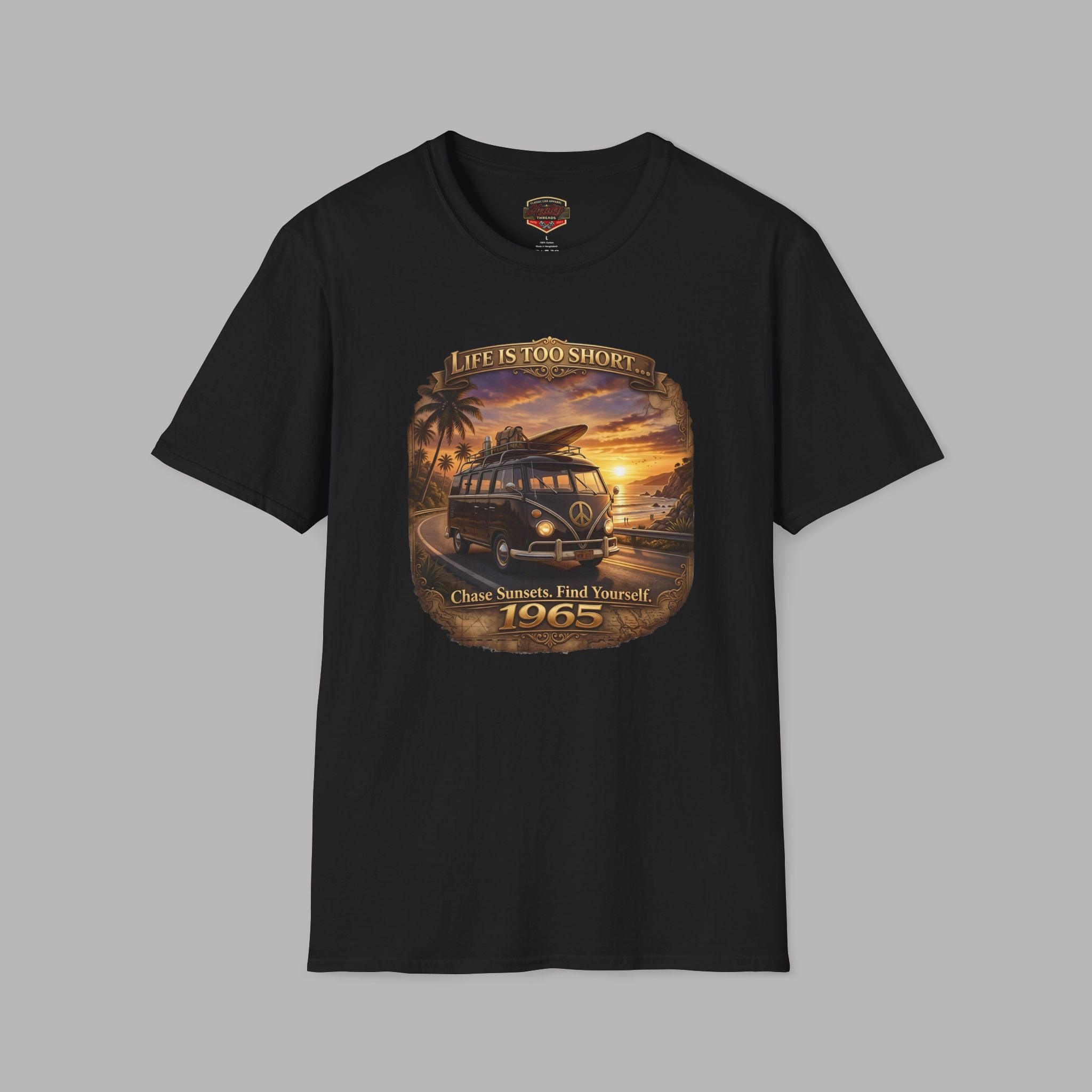 Retro Van Life T-Shirt – Chase Sunsets Graphic Tee