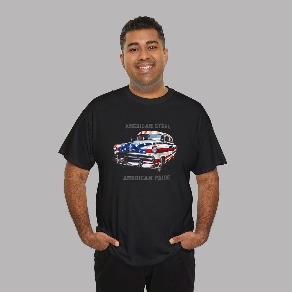 American Steel T-Shirt – Vintage Classic Car Graphic Tee
