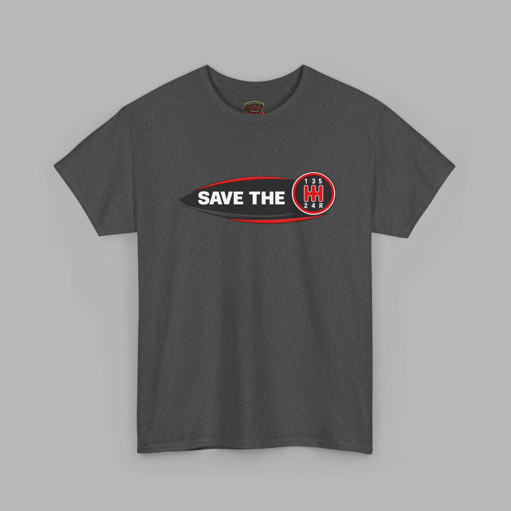 Save the Manual T-Shirt – Retro Shift Pattern Tee