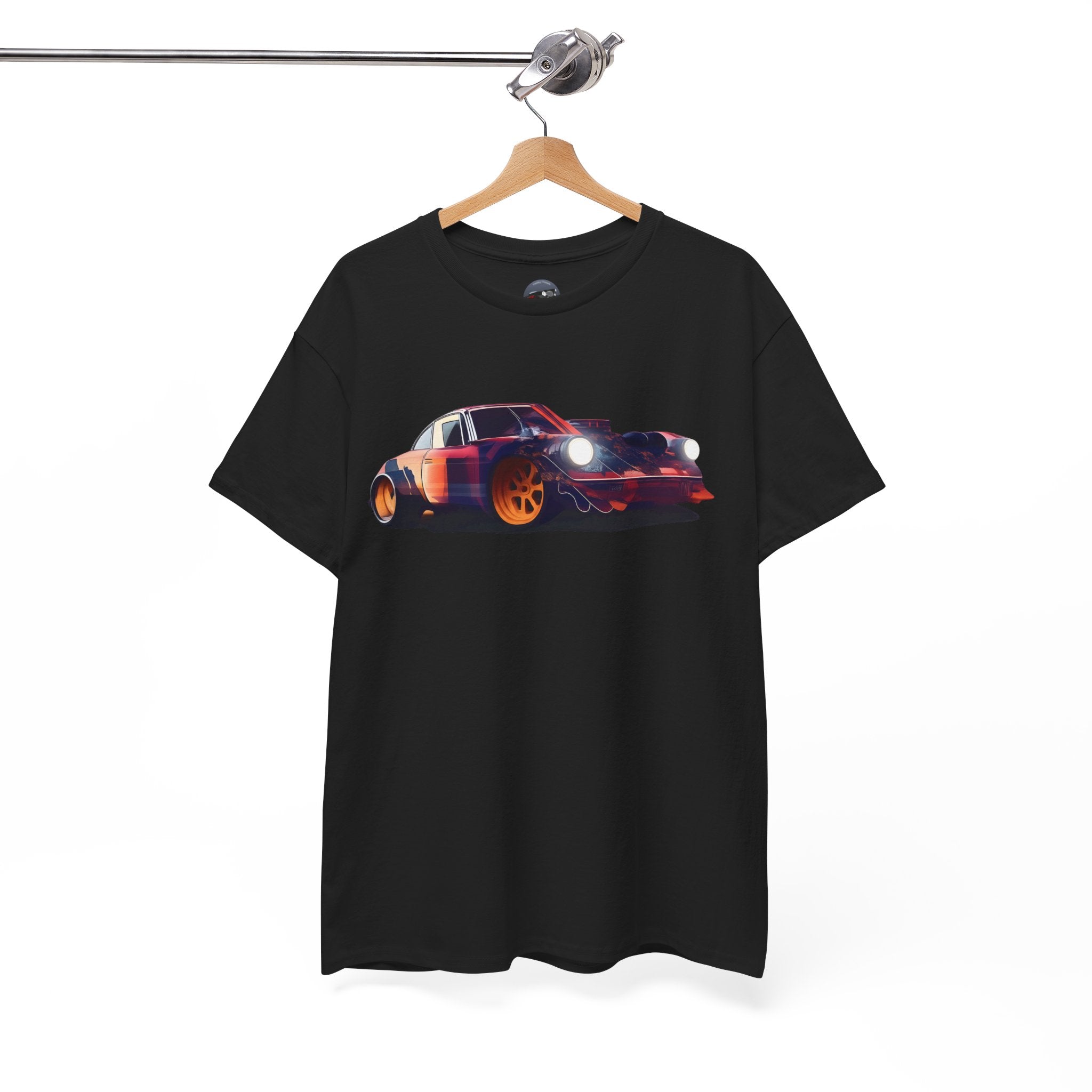 Abstract 3D Sports Car T-Shirt - Cool Automotive Art Design