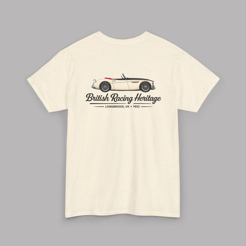 Vintage British Racing Heritage Tee | Classic Roadster Graphic