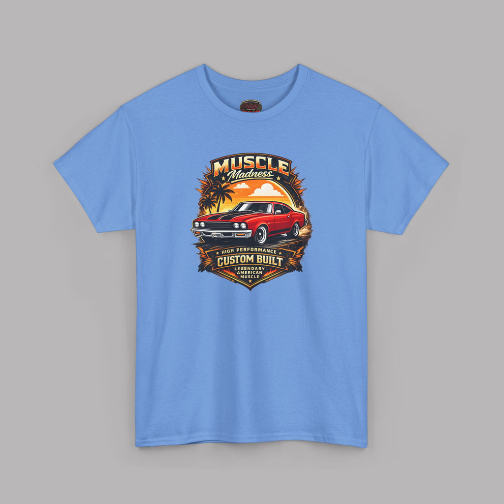 Vintage Chevy Muscle Car T Shirt – Retro Sunset Classic Tee