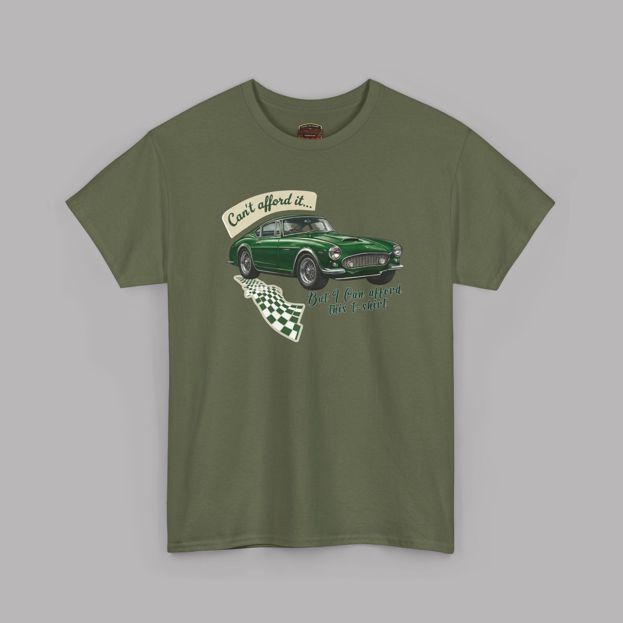 Vintage Sports Car T-Shirt – Can’t Afford It Tee