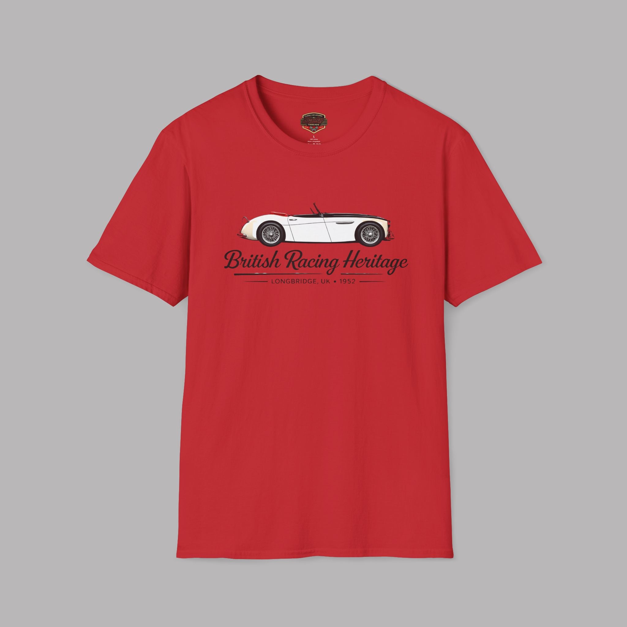 British Racing Heritage Tee | Vintage Roadster Gift Shirt