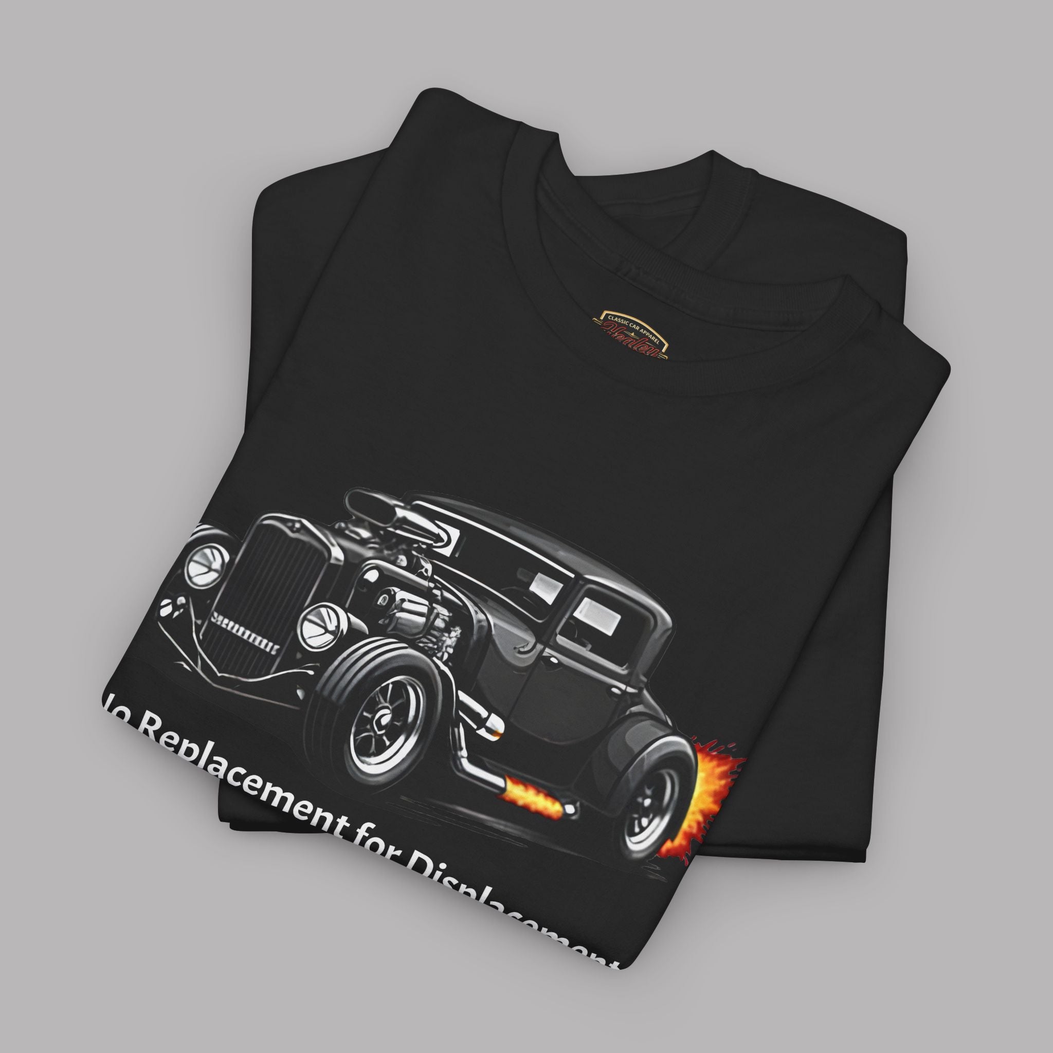 No Replacement for Displacement T-Shirt - Hot Rod Tee