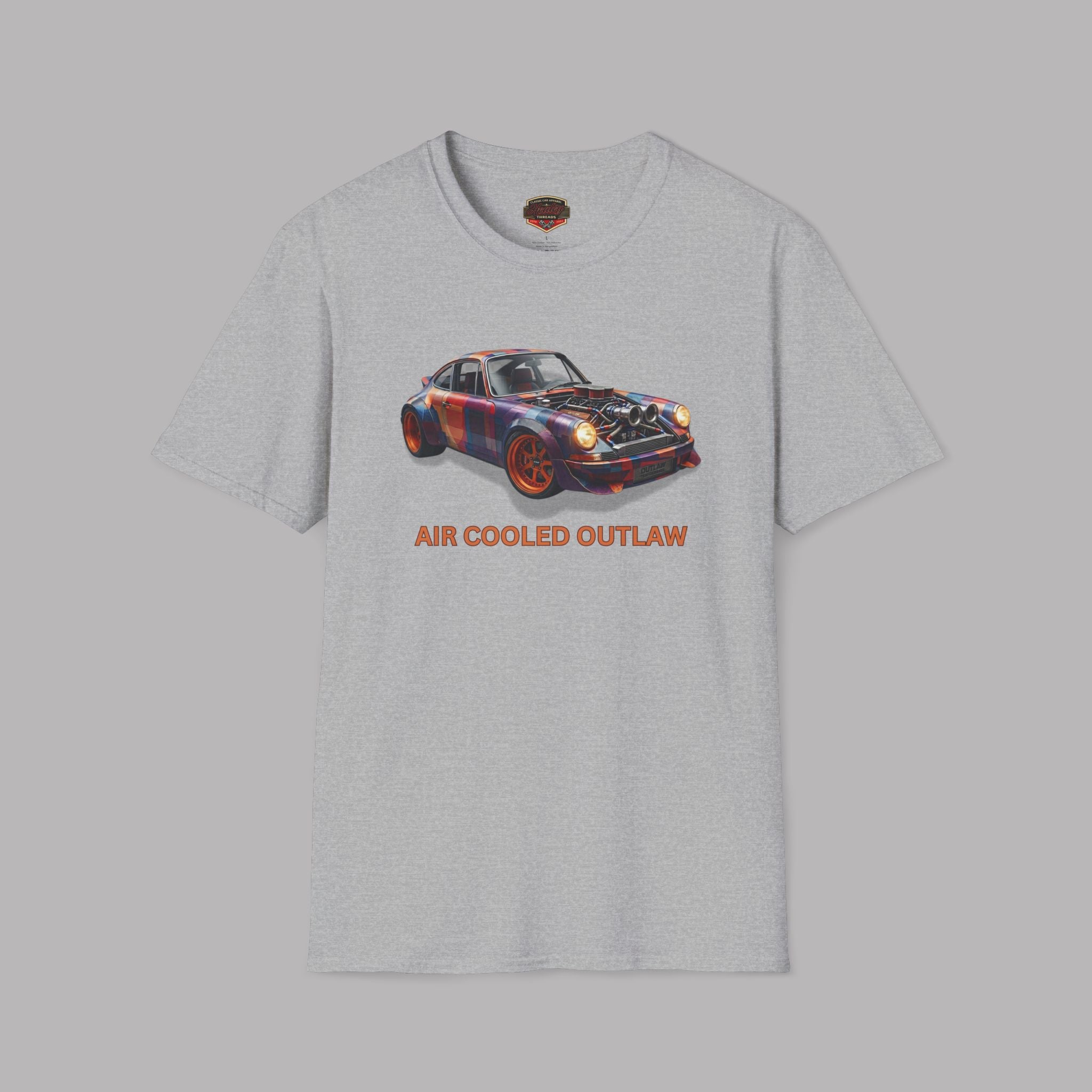 Air Cooled Outlaw T-Shirt - Classic Car Graphic Tee