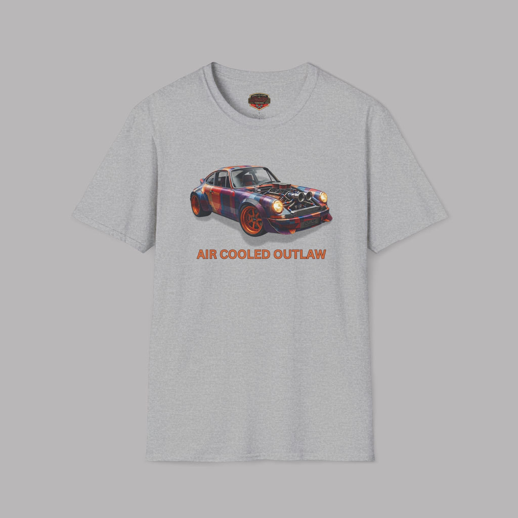 Air-Cooled Outlaw T-Shirt — Vintage Race Car Graphic
