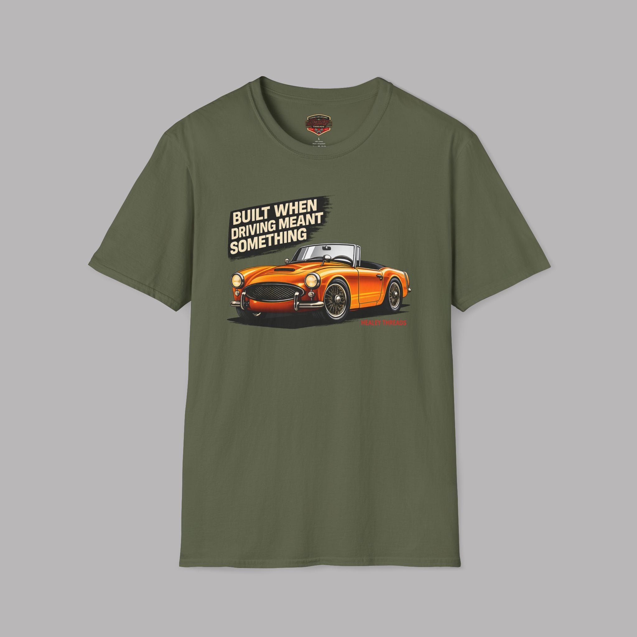 Classic Car Enthusiast Shirt - Built When Driving Meant Something