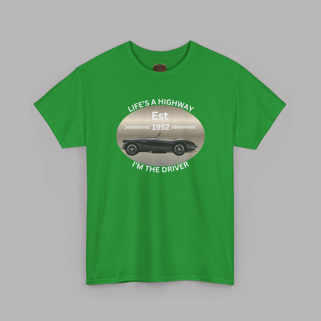 Austin Healey T-Shirt – Life’s a Highway Driver Graphic Tee