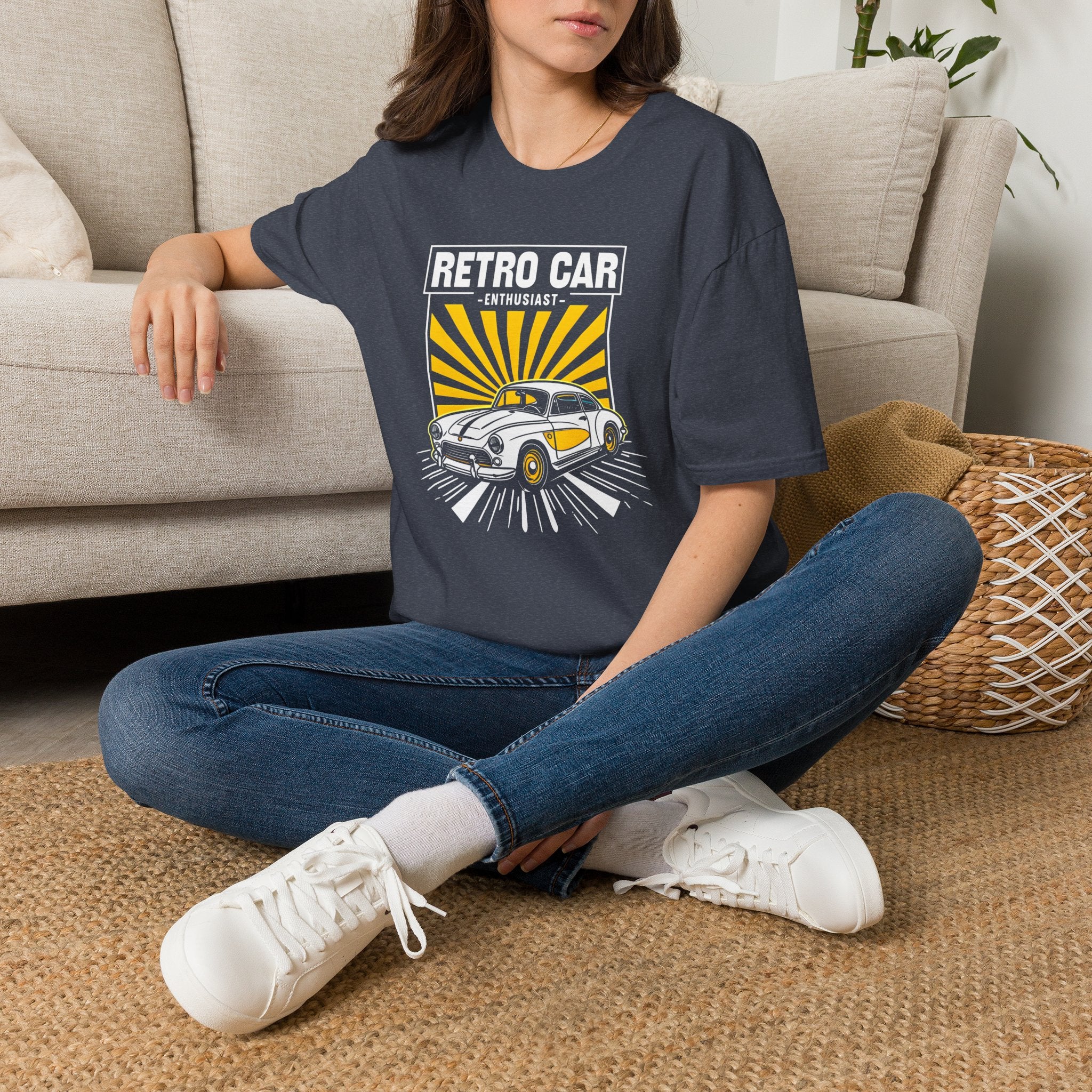 Copy of British Racing Heritage Badge Tee | Vintage Roadster Gift