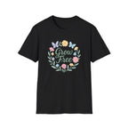 Grow Free Floral Wreath T-Shirt