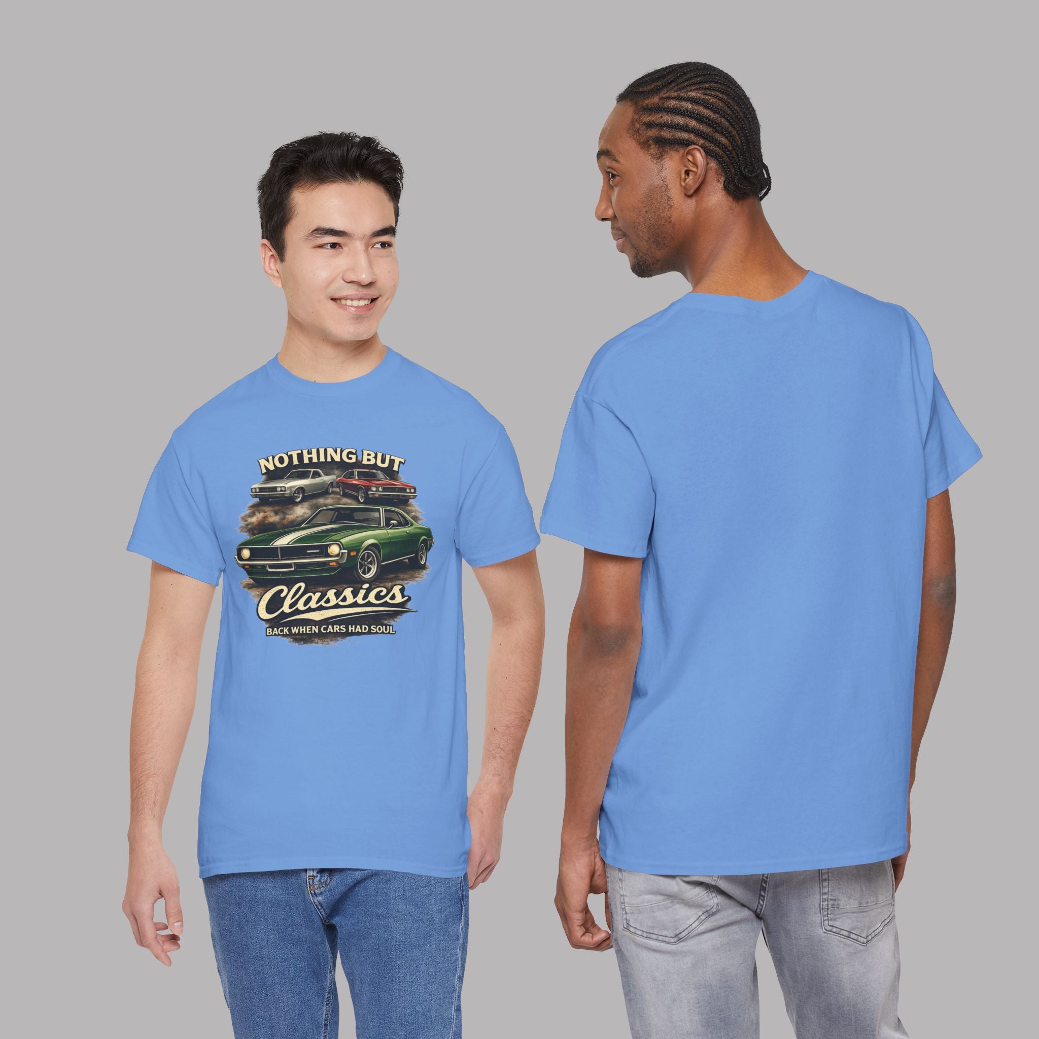 Classic Car T-Shirt - Nothing But Classics Back When Cars Had Soul