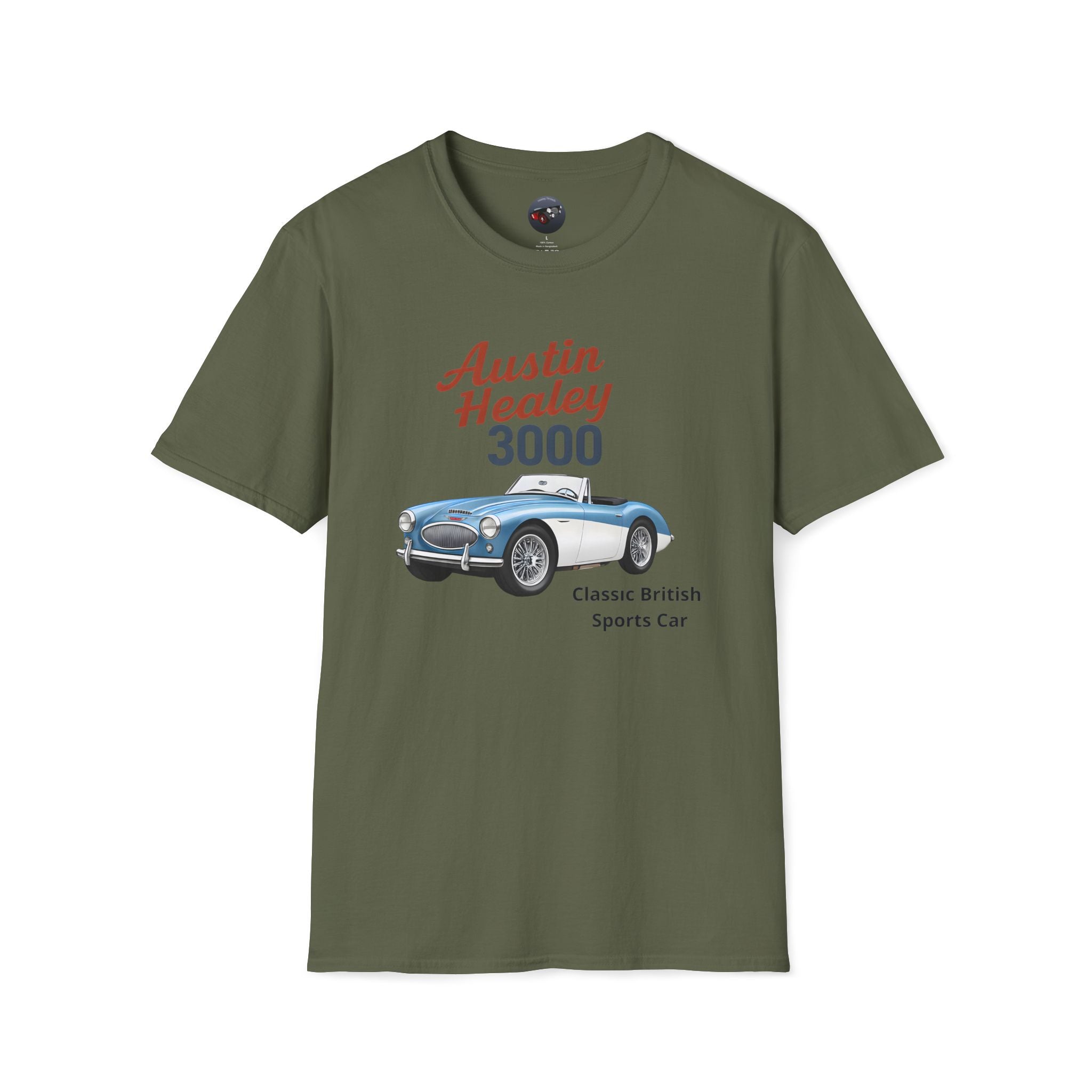 Austin Healey 3000 Tee - Classic British Sports Car T-Shirt