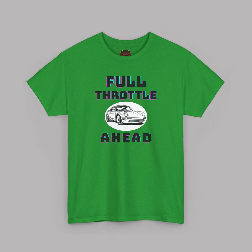 Full Throttle Ahead Tee | Vintage Sports Car Graphic T-Shirt