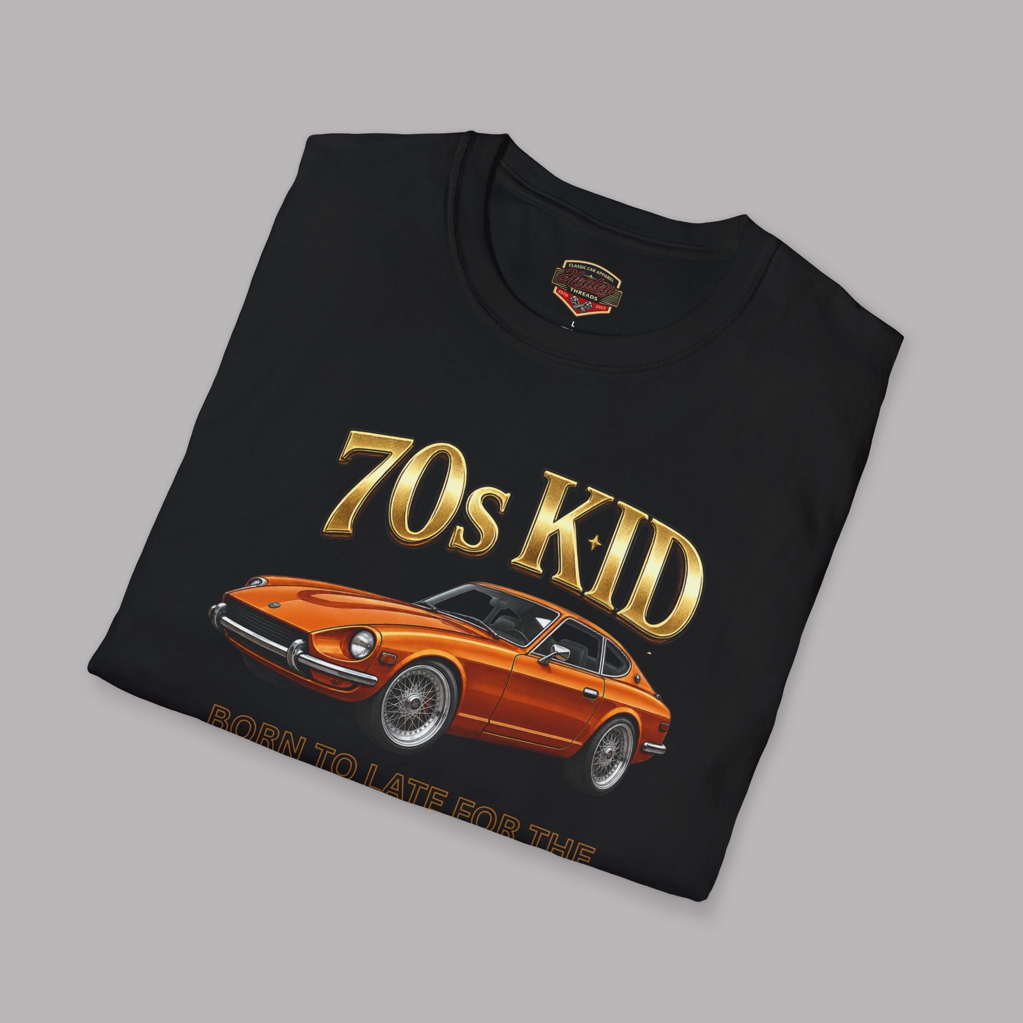 70s Kid Classic Car T-Shirt - Vintage Datsun 240Z Graphic Tee