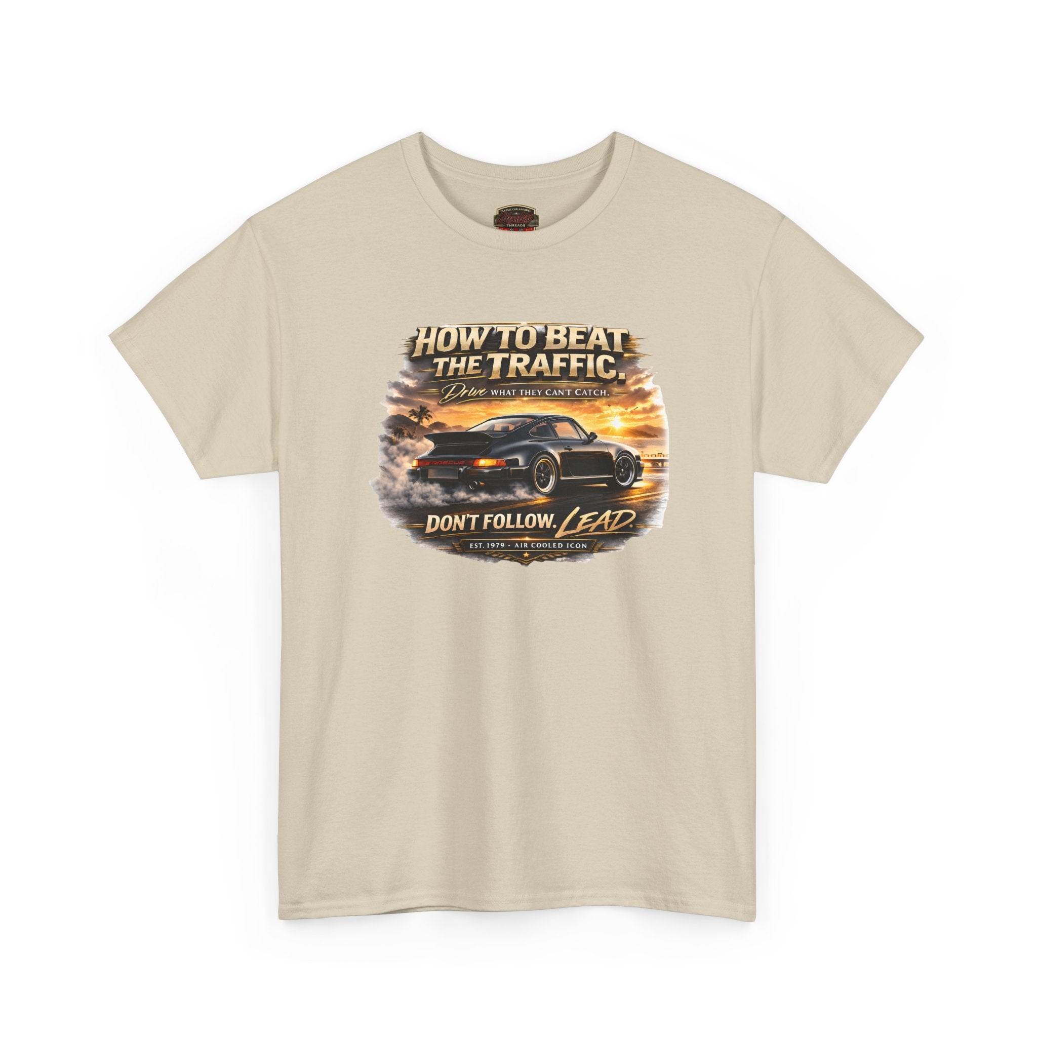 Air Cooled Sports Car T-Shirt - Don't Follow Lead - Healey Threads