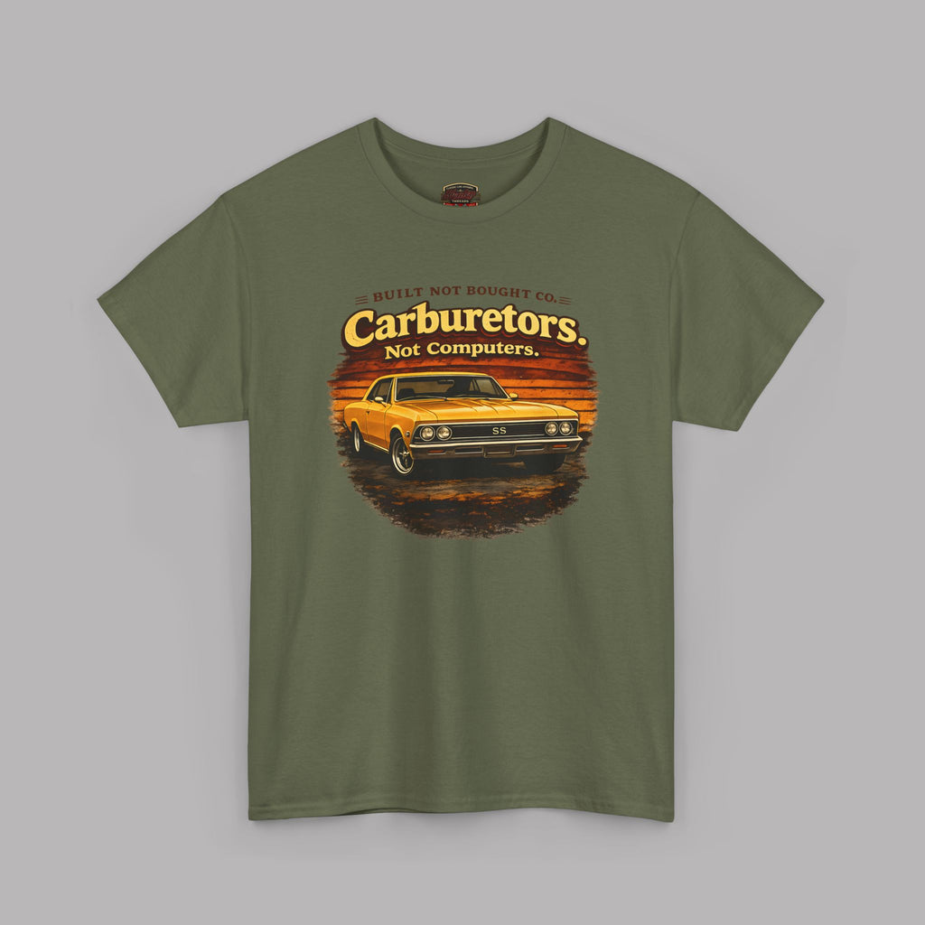 Carburetors Not Computers Classic Car T‑Shirt