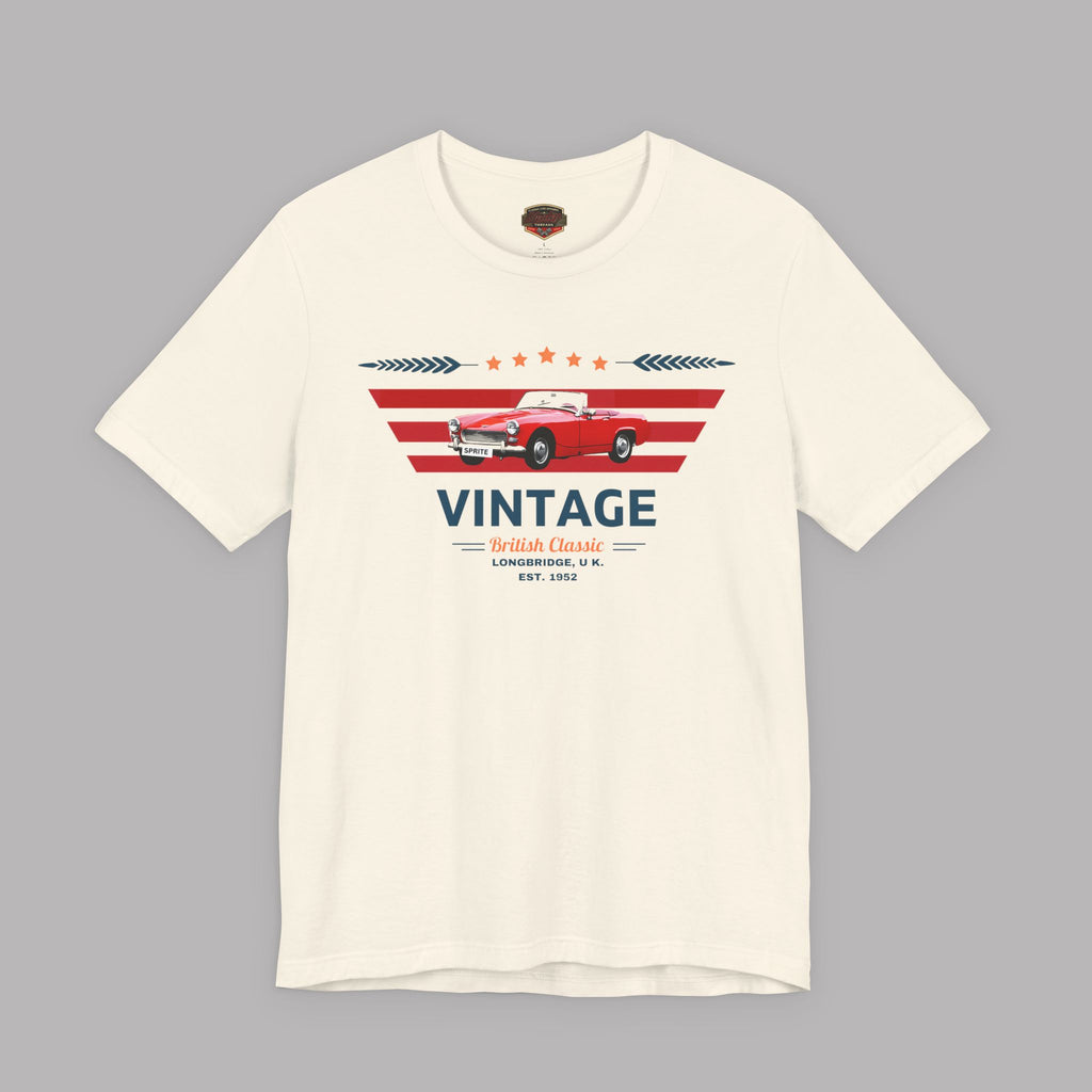 Vintage British Roadster Tee | Retro Classic Car Shirt