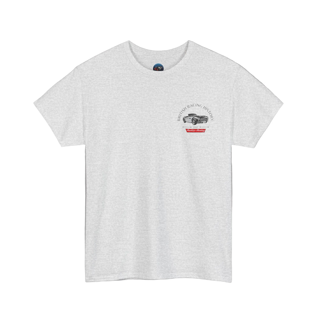 Suggestion
White t-shirt with a graphic design on a white background