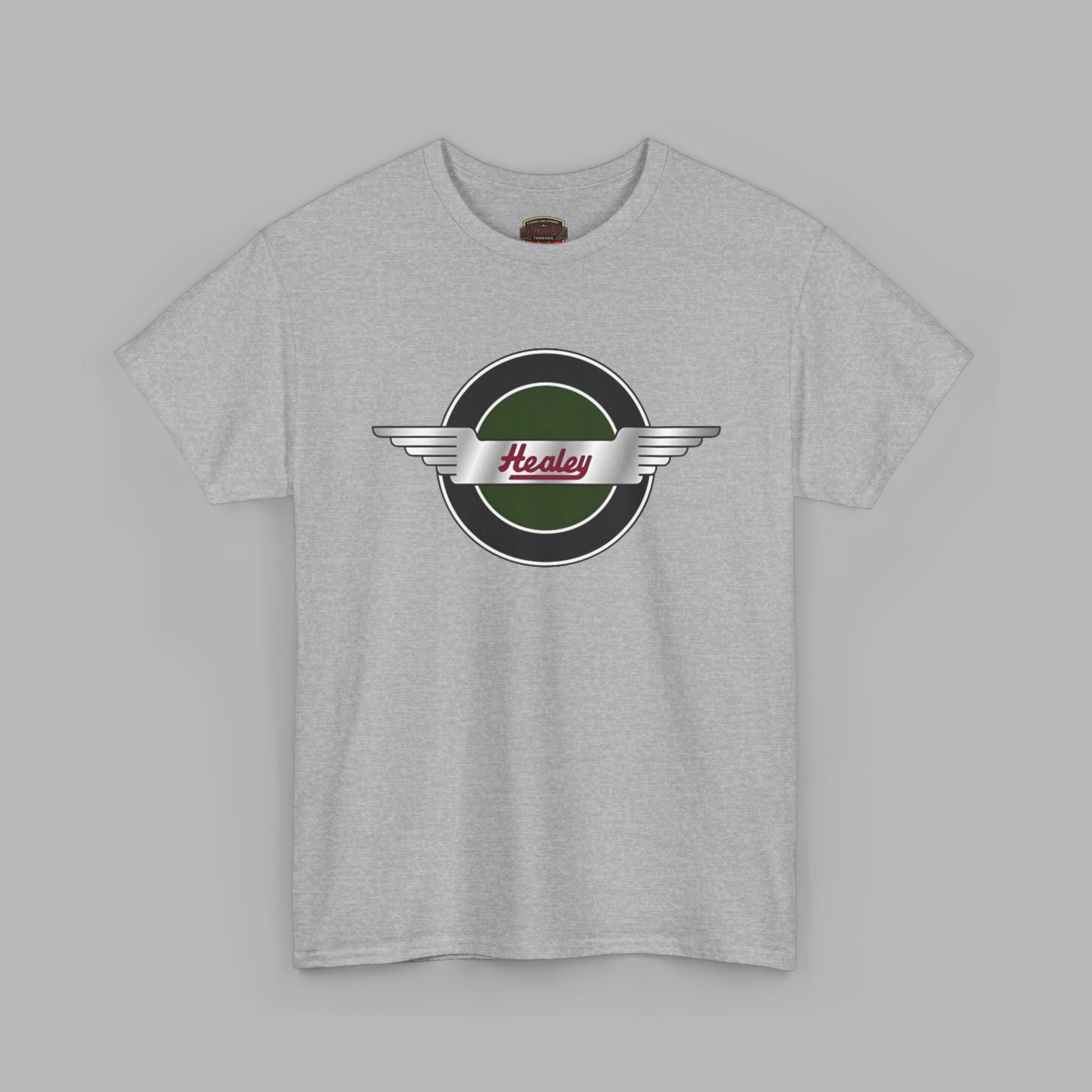 Vintage Healey Badge Tee | Classic Car Enthusiast Gift
