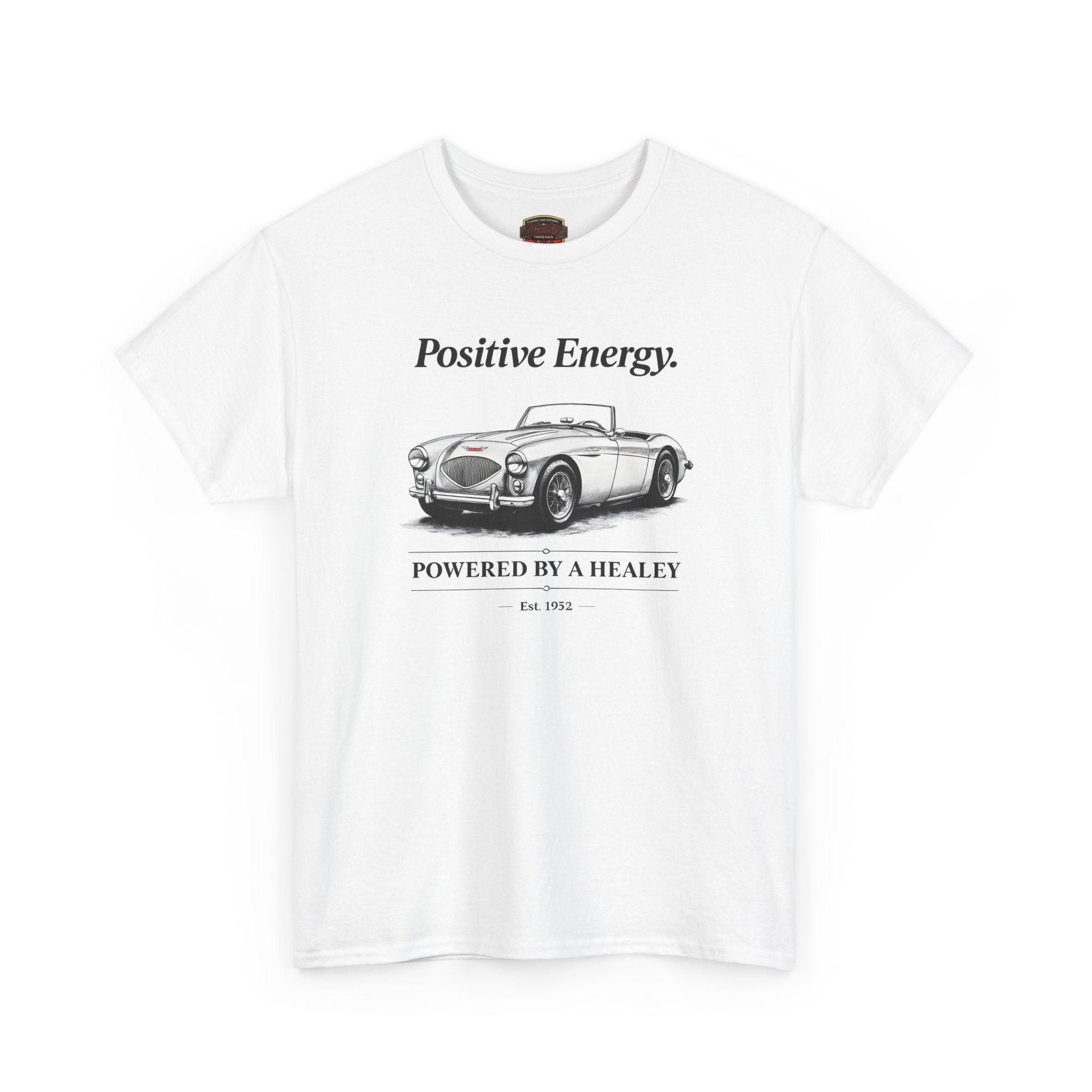 Healey Classic Car T-Shirt - Positive Energy - Healey Threads