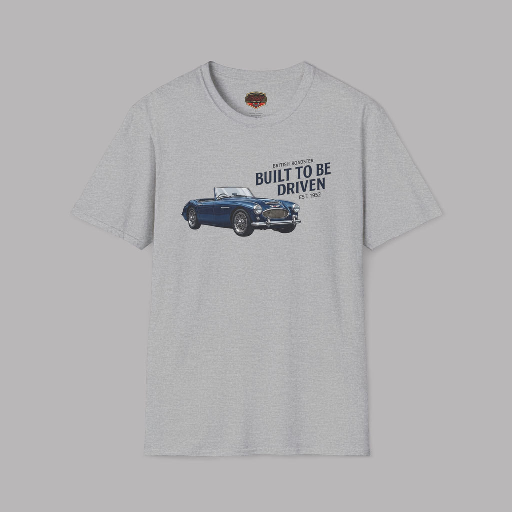 Classic Roadster T-Shirt - "Built to Be Driven" Vintage Car Tee