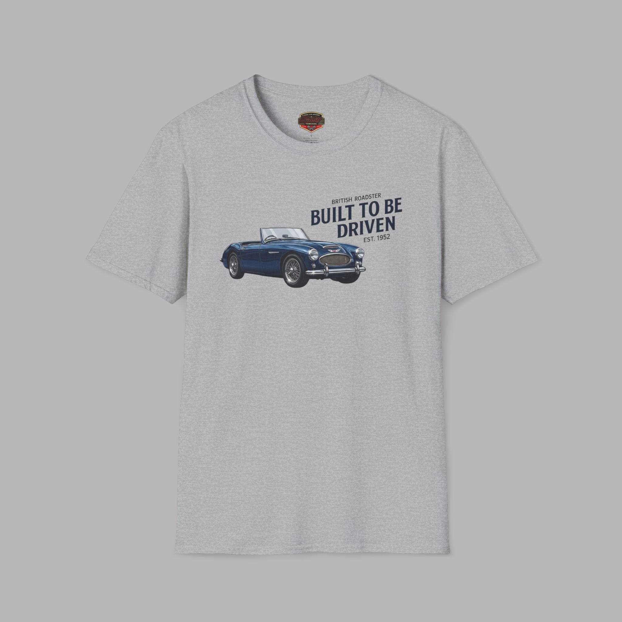 Classic Roadster T-Shirt - "Built to Be Driven" Vintage Car Tee