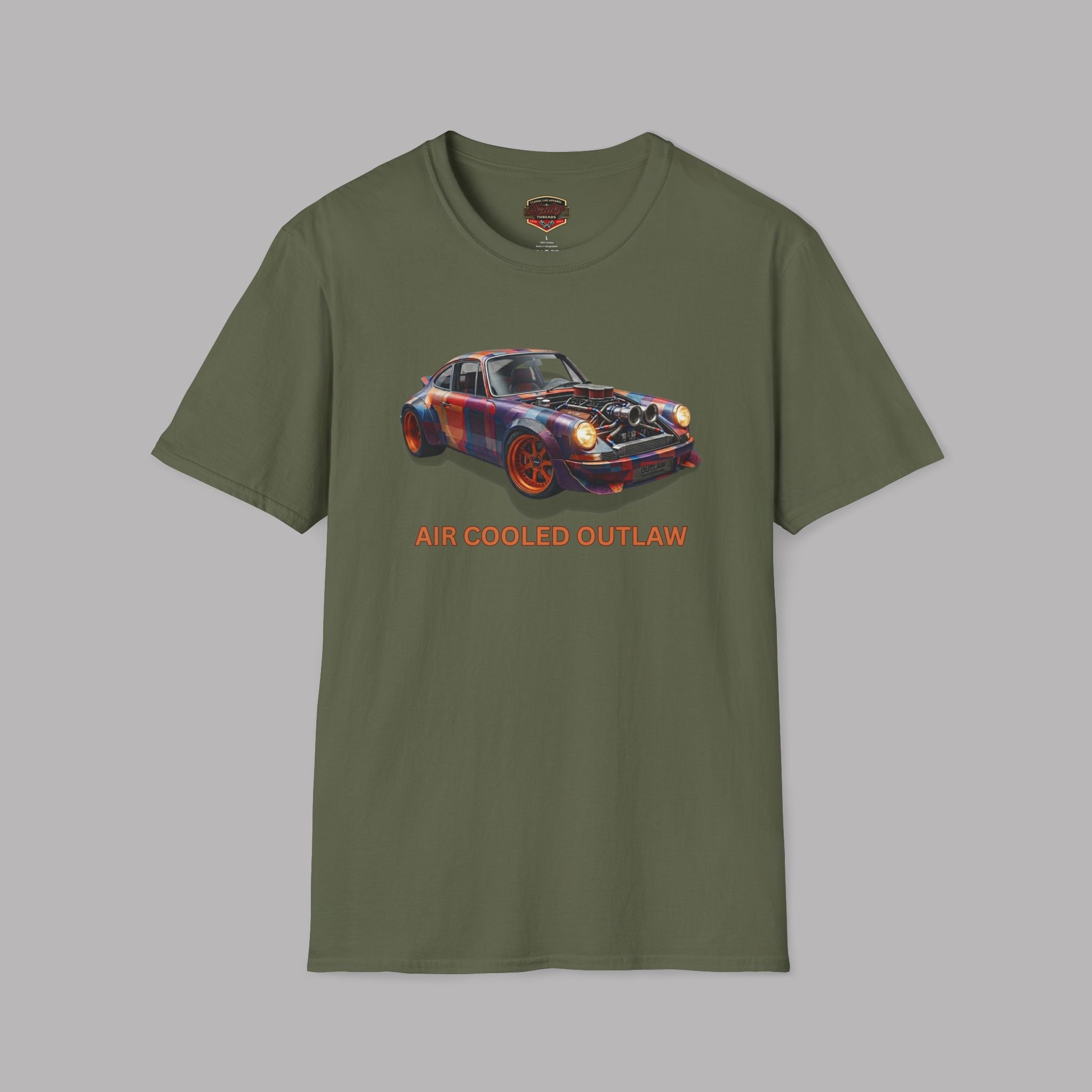 Air Cooled Outlaw T-Shirt - Classic Car Graphic Tee